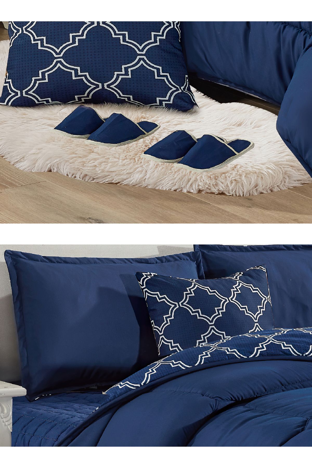 Generic-Comforter Set King Size 10 Pieces Comforter Set Twin Unisex Bedding Set 3