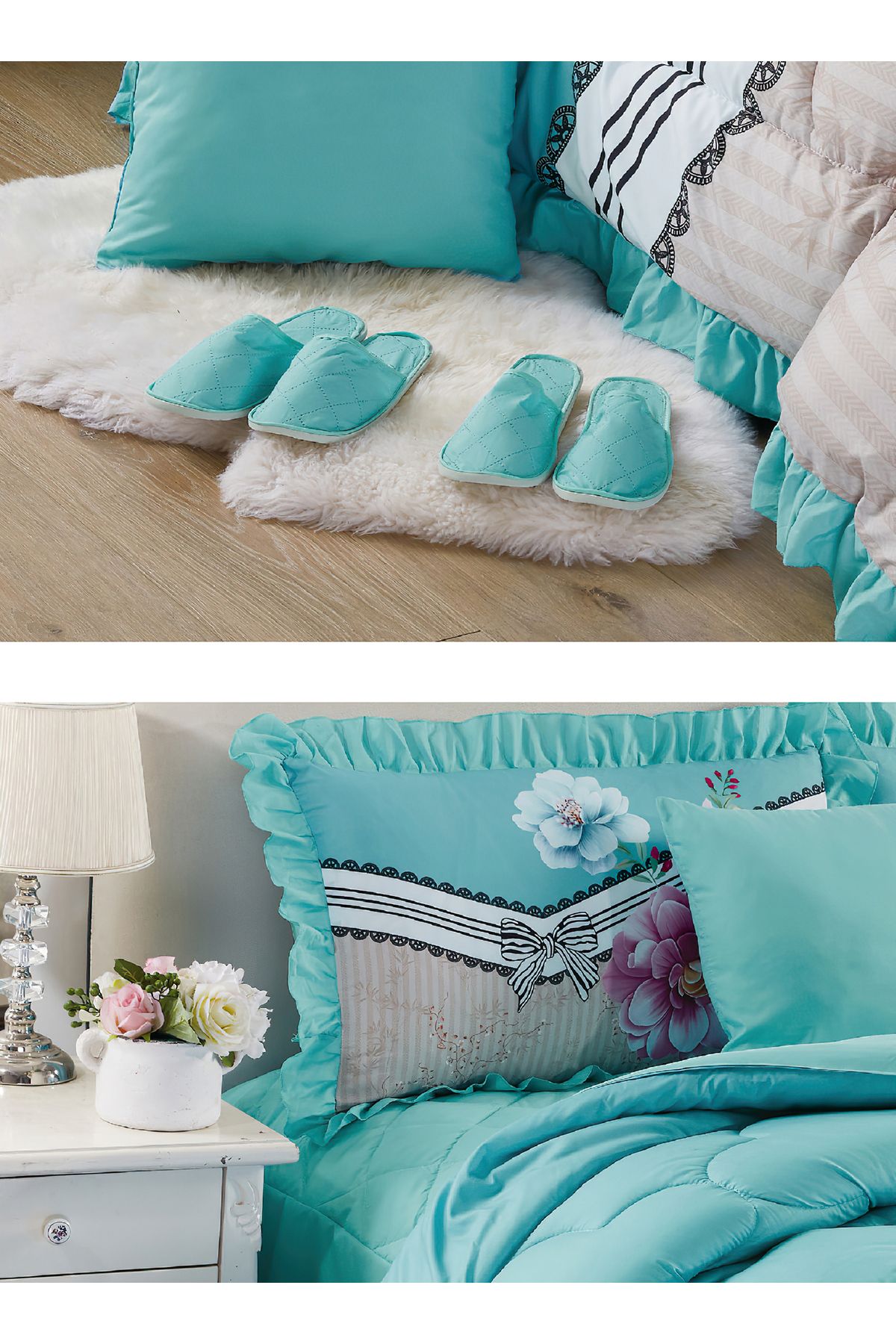 Generic-Comforter Set King Size 10 Pieces Comforter Set Twin Unisex Bedding Set 3