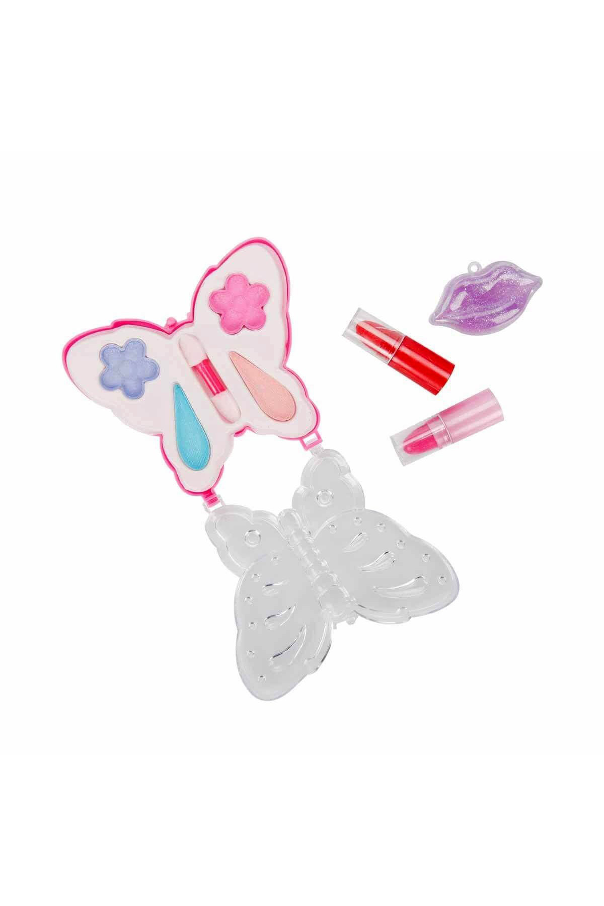 SAZE 4276 Pretty Pinky Kelebek Mini Makyaj Seti HANGI GORSELİ