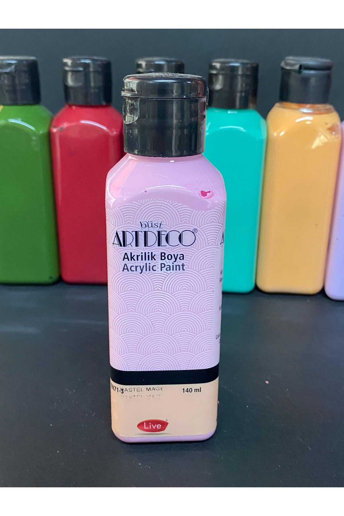 Artdeco Akrilik Boya 140ml. Pastel Magenta