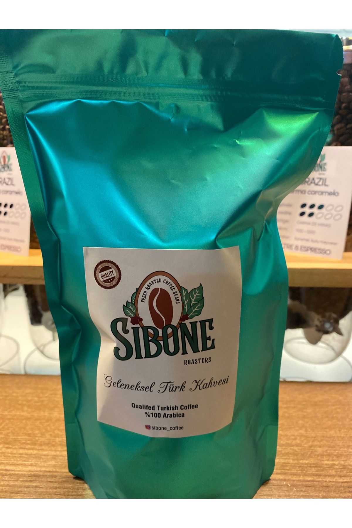 sibone coffee Sibone Geleneksel Orta Kavrum Türk Kahvesi 500gr.