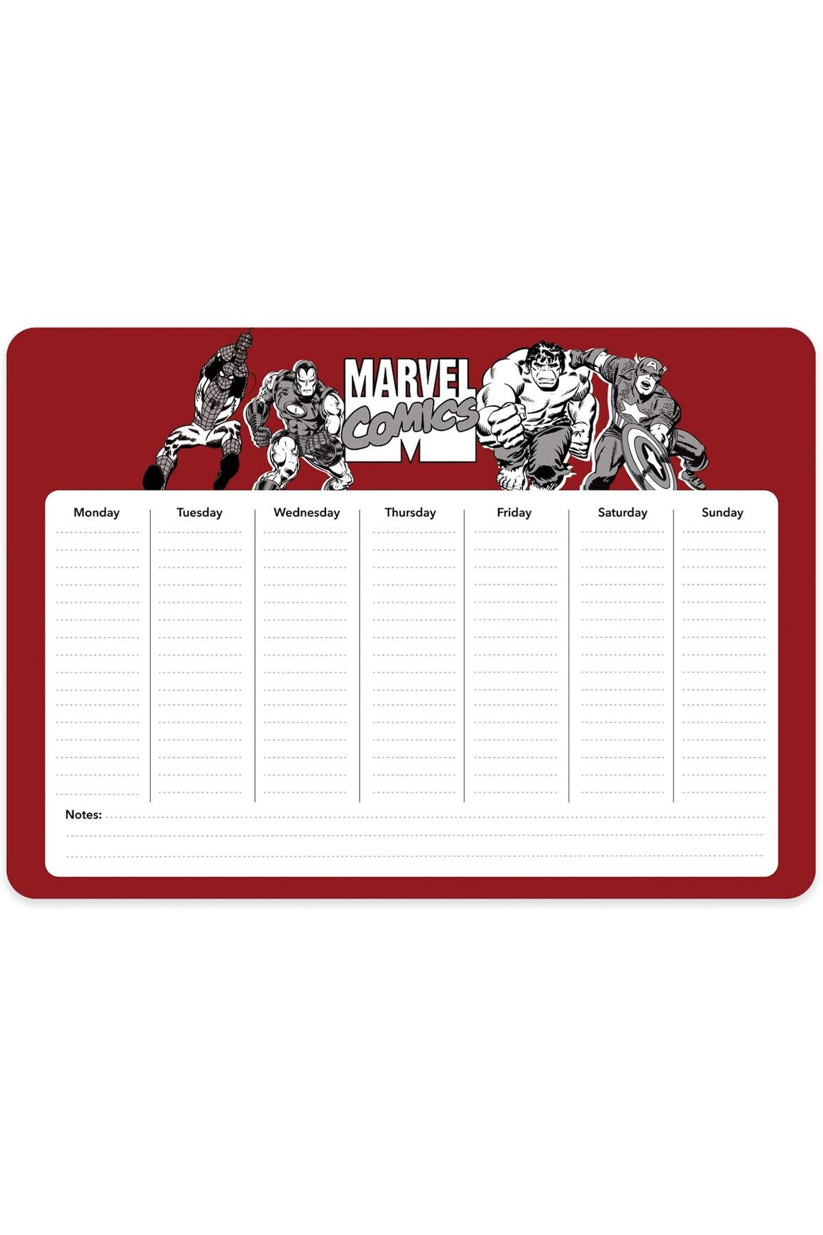 STOREMAX nhlshp Color Marvel 17x24 Haftalık Planner Blok NewDesing 1051353