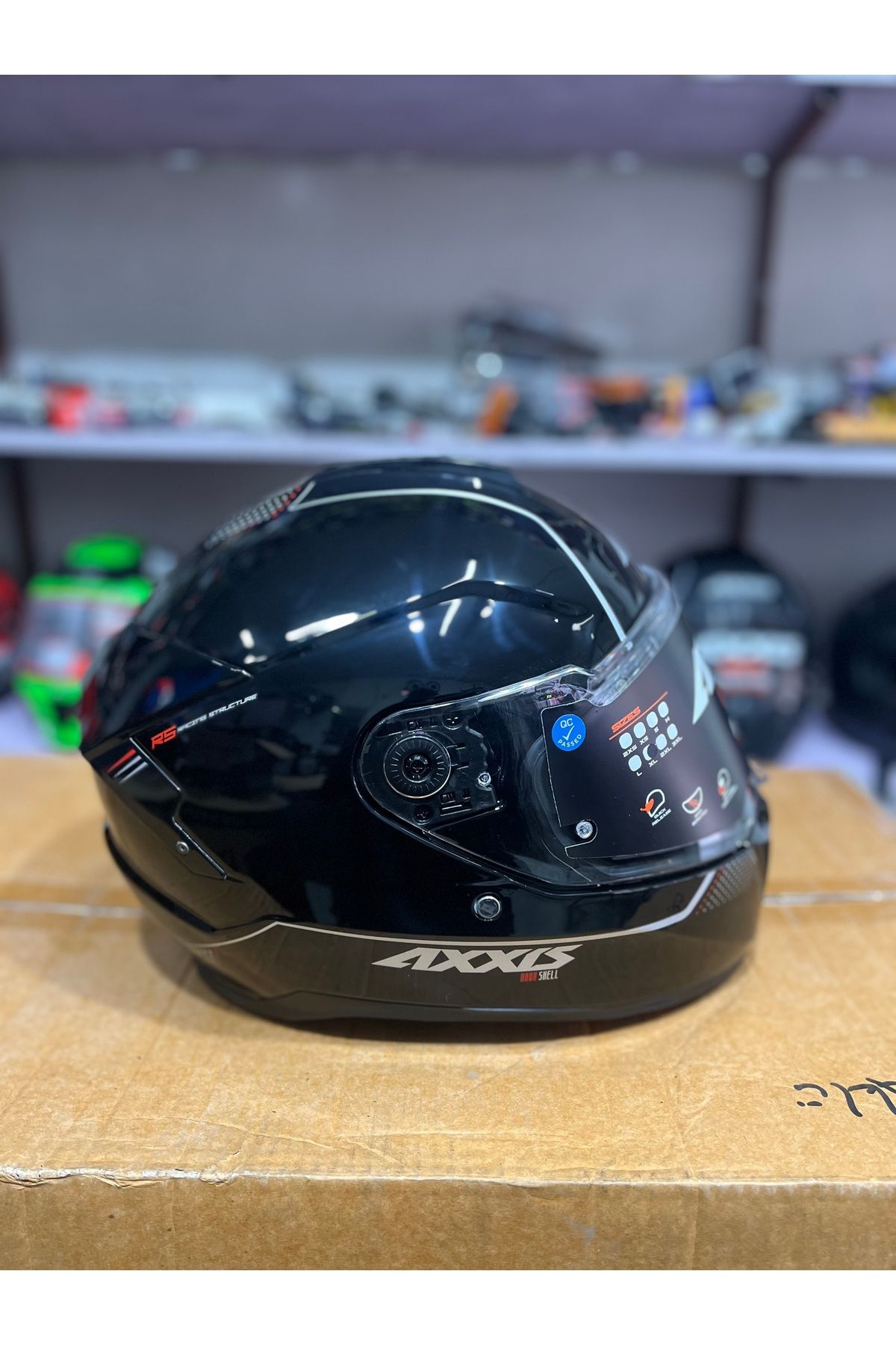 AXXIS hawk sv full face kask güneş gözlüklü