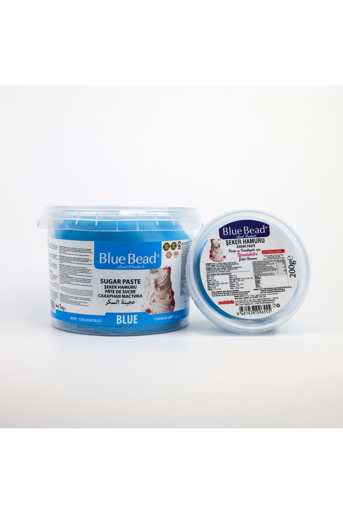 Blue Bead Şeker Hamuru Mavi 200 gr