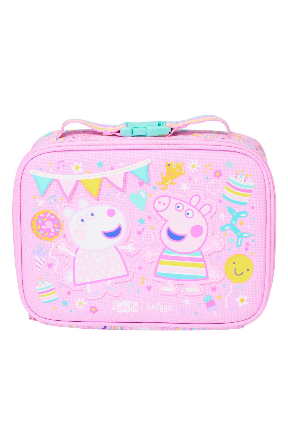 SMIGGLE PEPPA PIG ISI YALITIMLI DİKDÖRTGEN BESLENME ÇANTASI