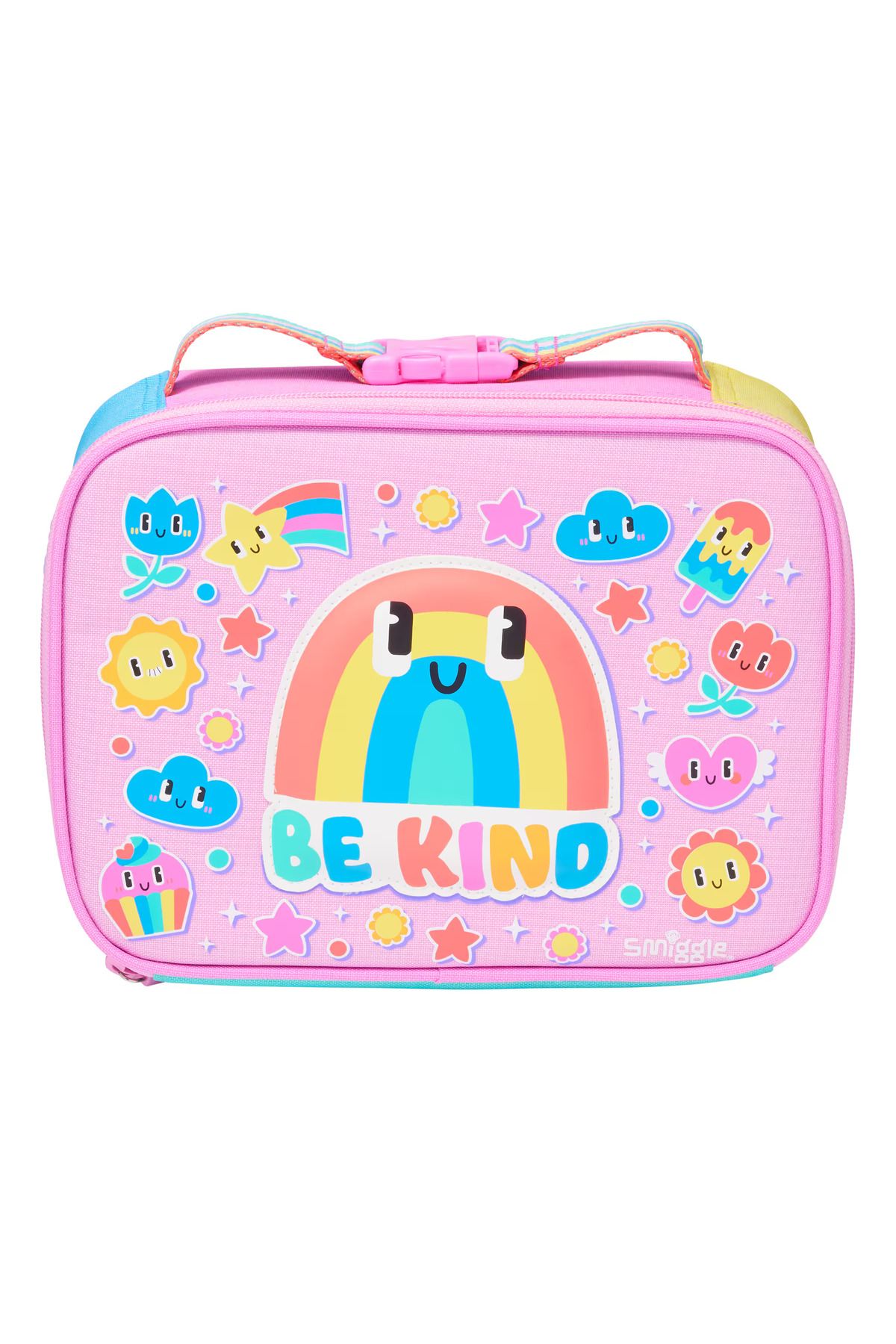 SMIGGLE BE KIND 3 BOYUTLU GÖKKUŞAĞI DETAYLI BESLENME ÇANTASI