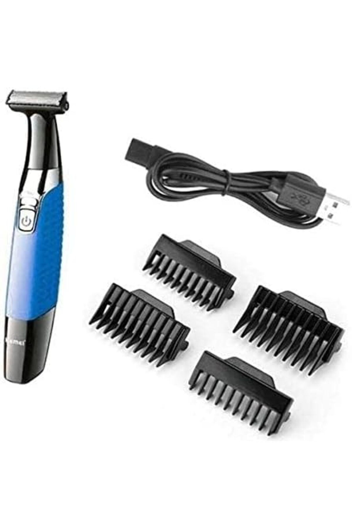 Kemei-Km-1910 Eyebrow Trimmer Blue 2