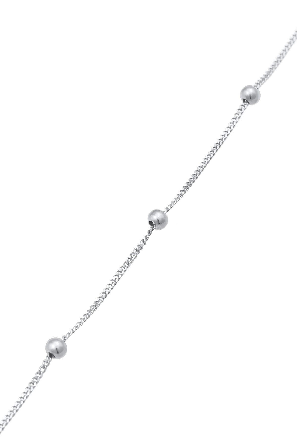 ELLI-Armband Damen Choker Plättchen Anhänger Boho Poliert in 925 Sterling Silber 3