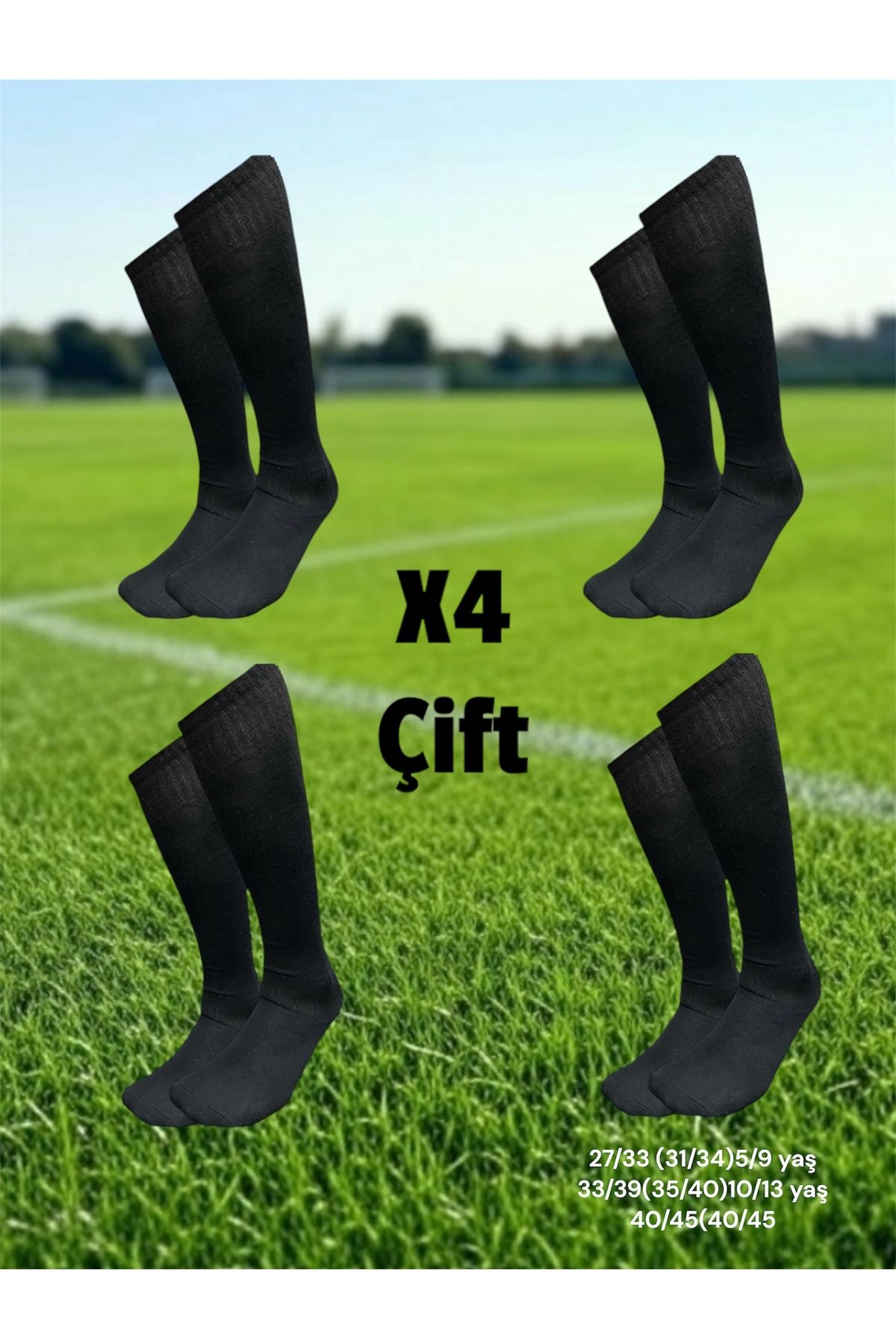 Repost Șosete Fotbal Profesionale Copii Și Adulti 4 Bucăți Masculin - 31–34