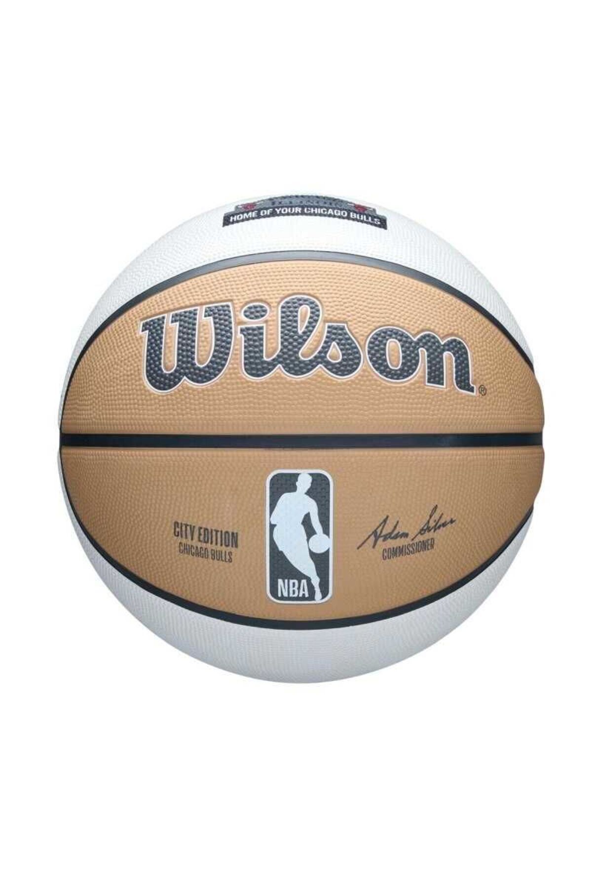 Wilson Basketbol Topu 2024 NBA Team City Edition Chicago Bulls Size 7 WZ4033905XB7