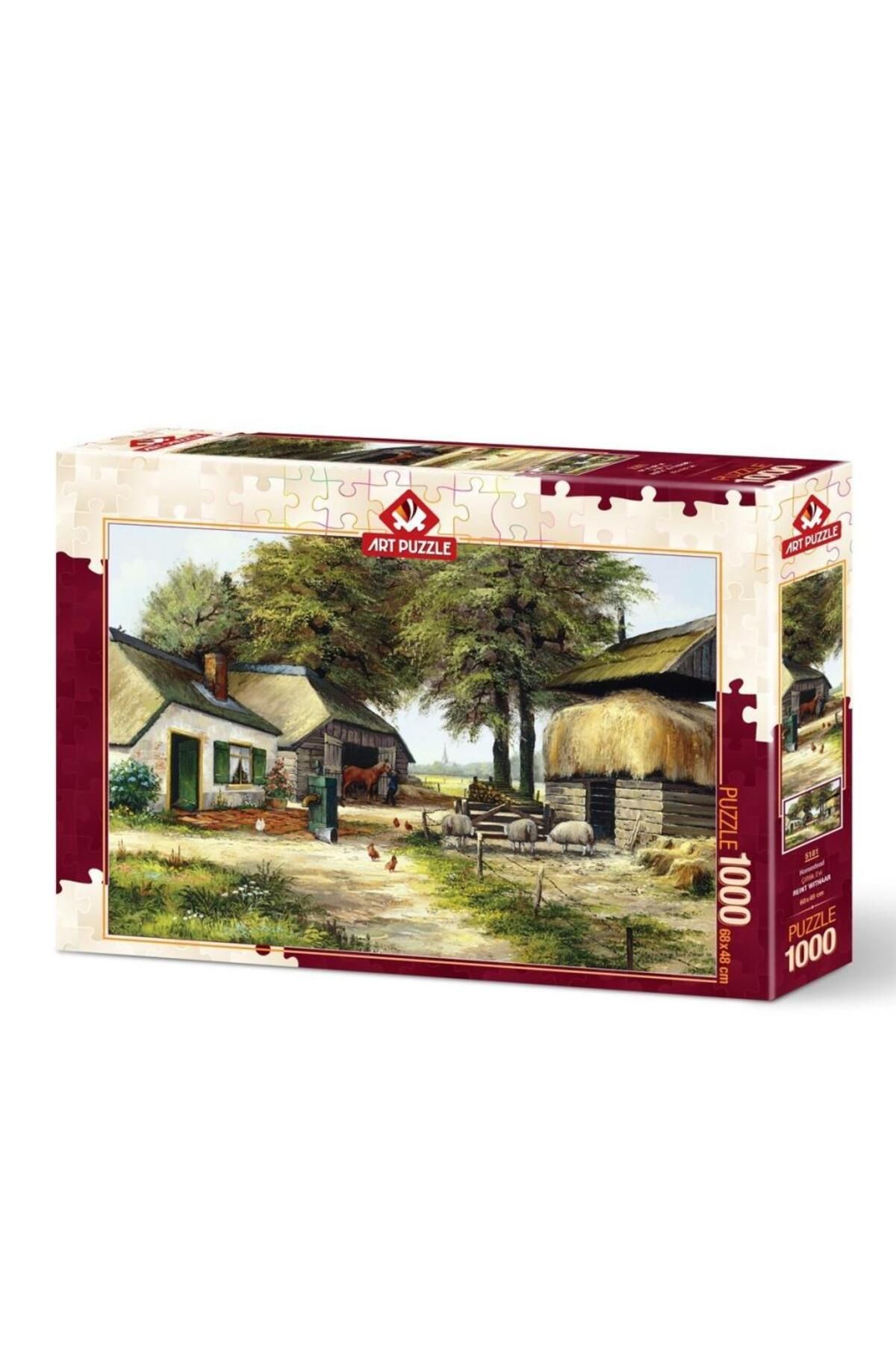 gcaksesuar NessiWorld 5181 Art Puzzle Çiftlik Evi 1000 Parça Puzzle