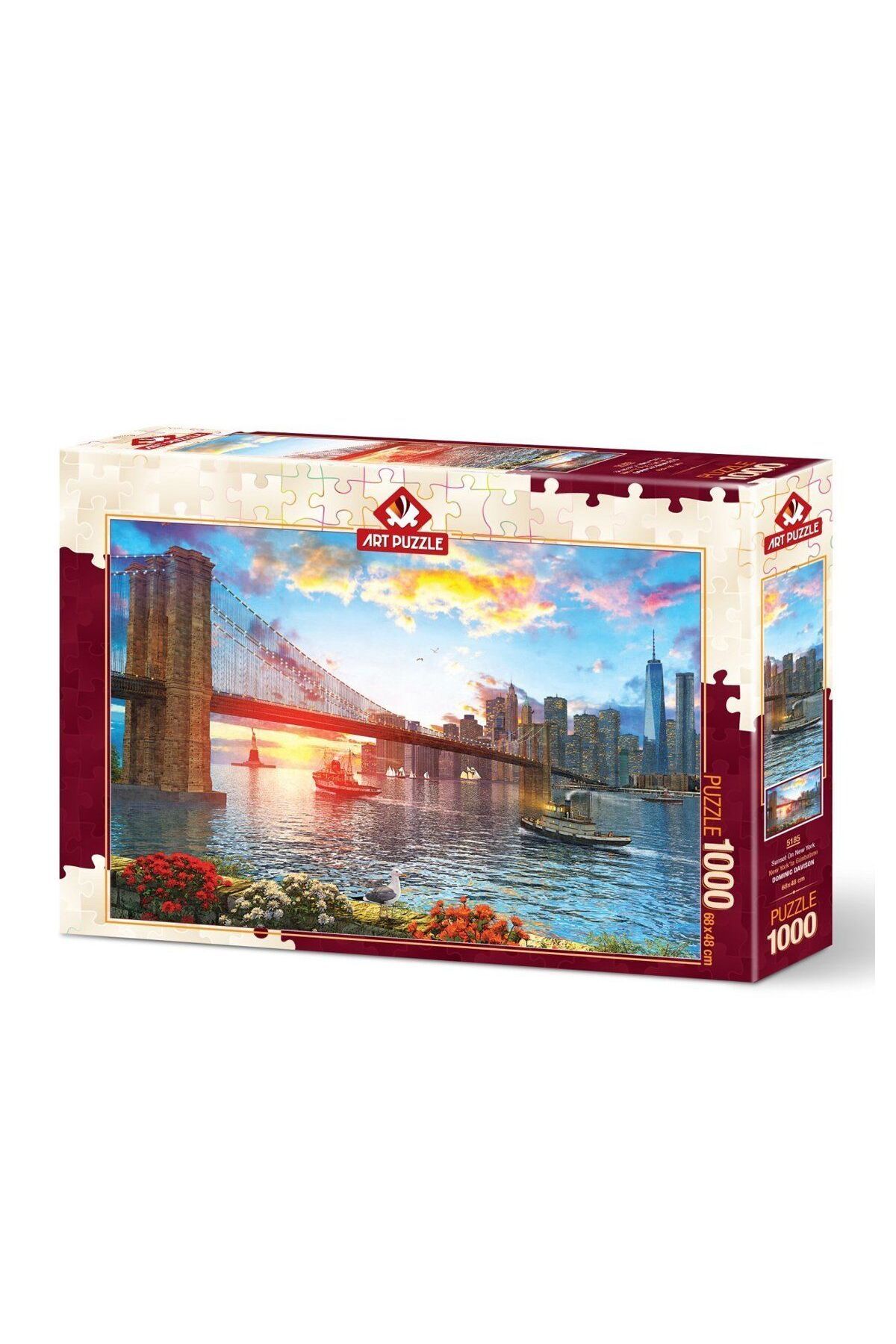 Lucest Lucesturg 5185  New York'ta Günbatımı 1000 Parça Puzzle New