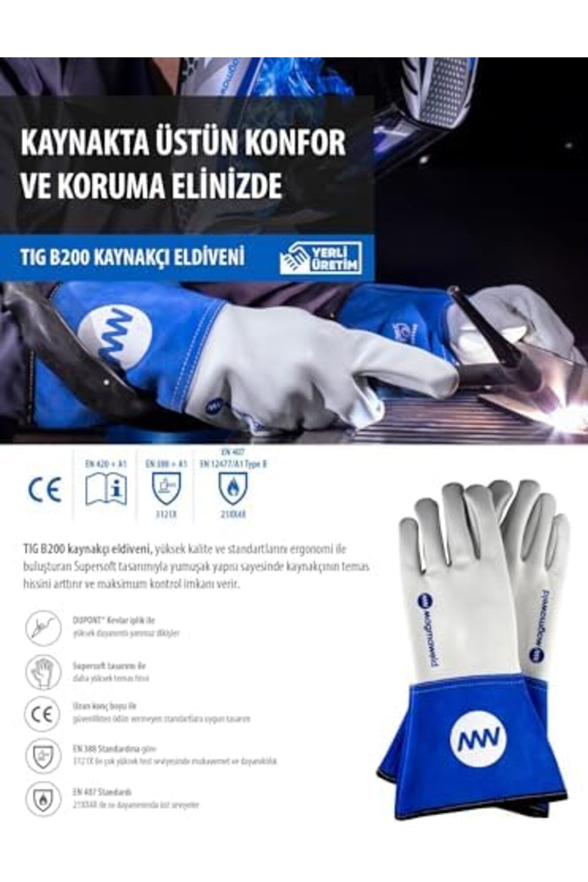 STOREMAX httphop No: 9 Kaynak Eldiveni TIG Yeni NewDesingshop 1092444