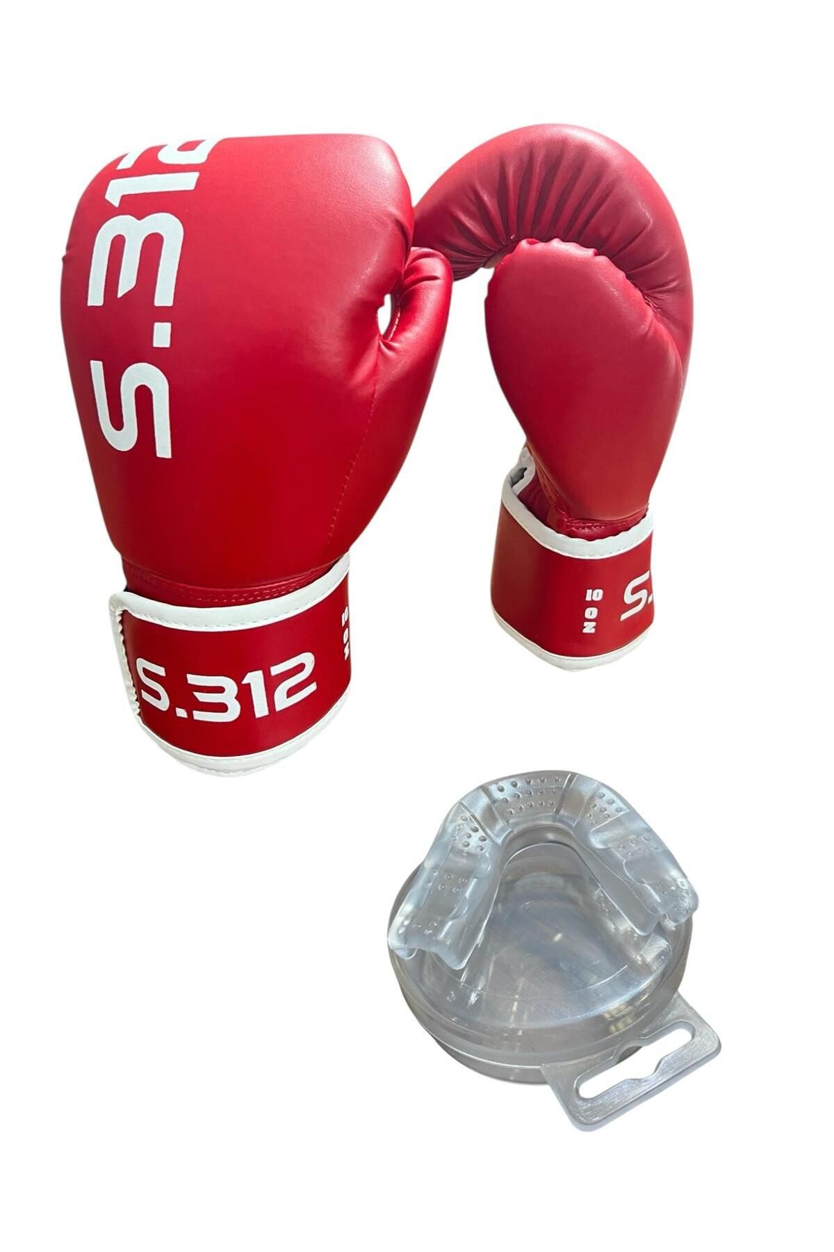 SIFIR312 Boks Eldiveni Dişlik Set Kick Boks Eldiveni, Muay Thai Eldiveni, Maç ve Antrenman Eldiveni + Dişlik