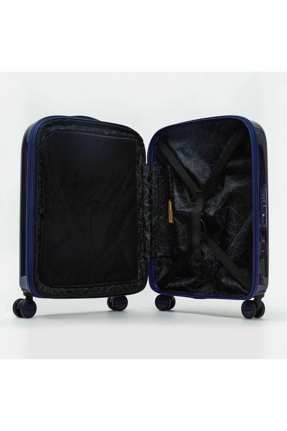 Mandarina Duck-Logoduck + Metal 4 Rollen Trolley 55 cm mit Dehnfalte 4