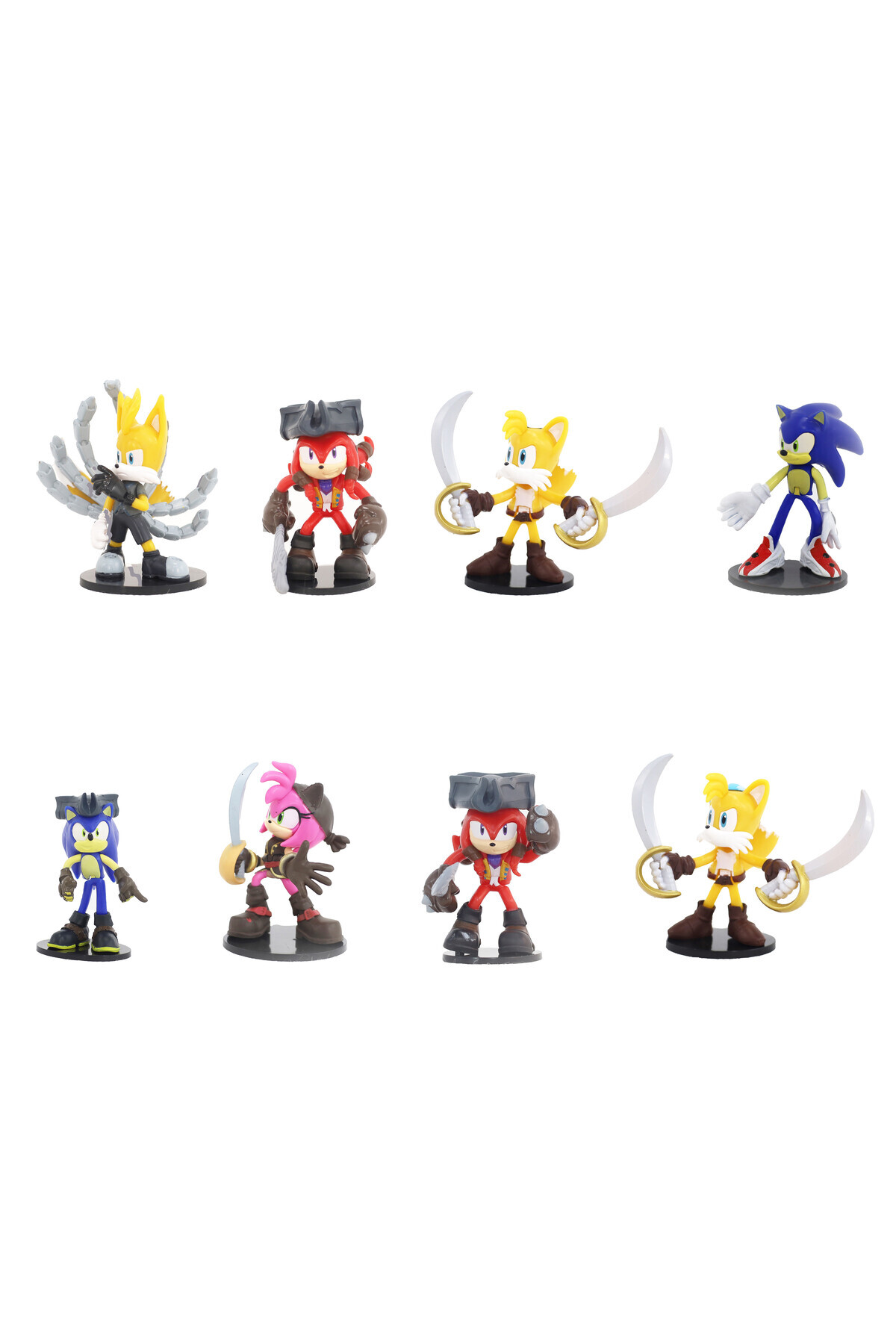 Sonic-Figure Action 3-Inches, 4-in-1 Window Box, Assorted (Character May Vary) 3