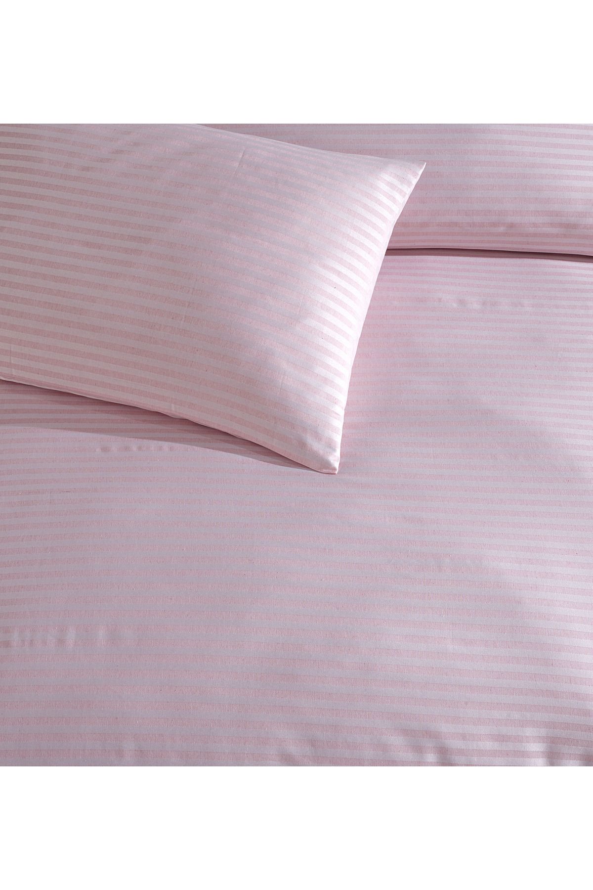 Loyal Home-Baroque Pink Striped Satin Double Duvet Cover Set 4