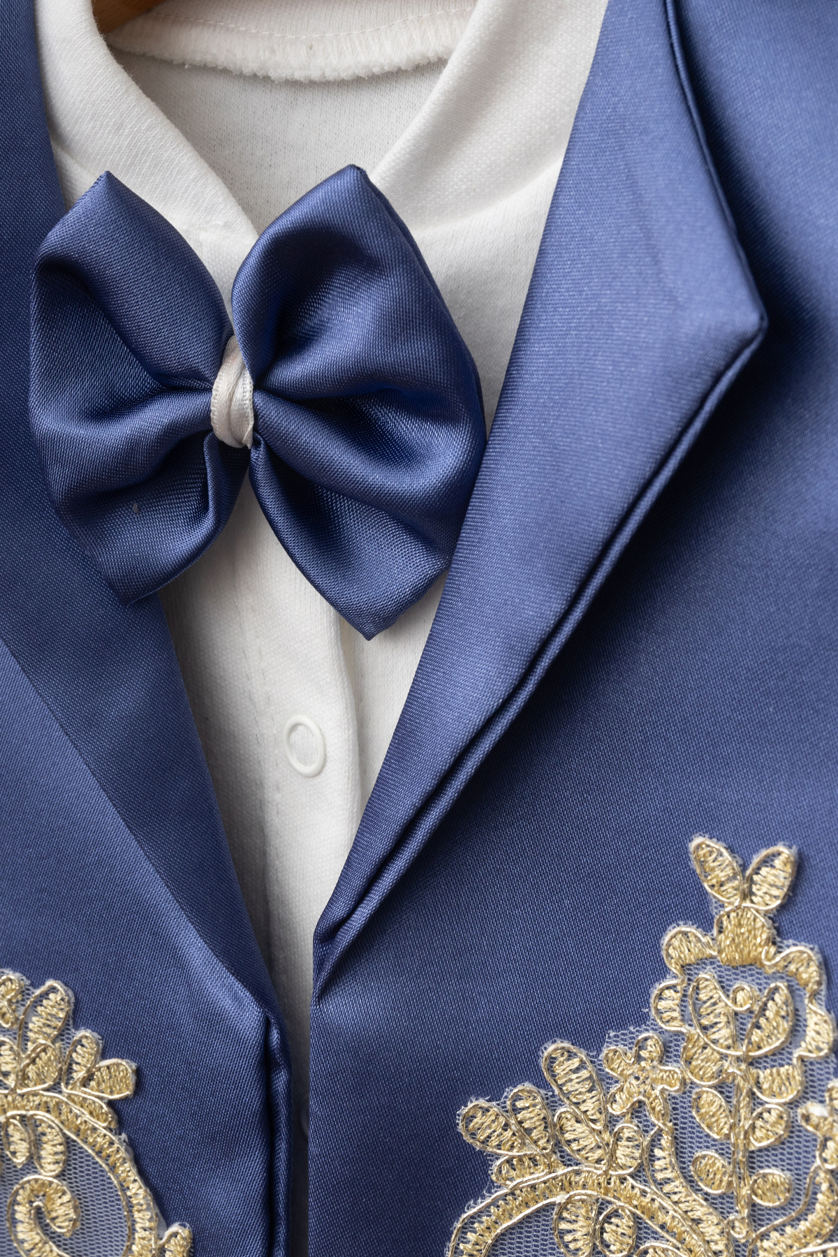 Ponpon Baby Erkek Bebek 6 Parça Lüks Mevlüt Takımı /sünnetlik Bebek Hediyelik fotoğrafı 2 (önizleme)