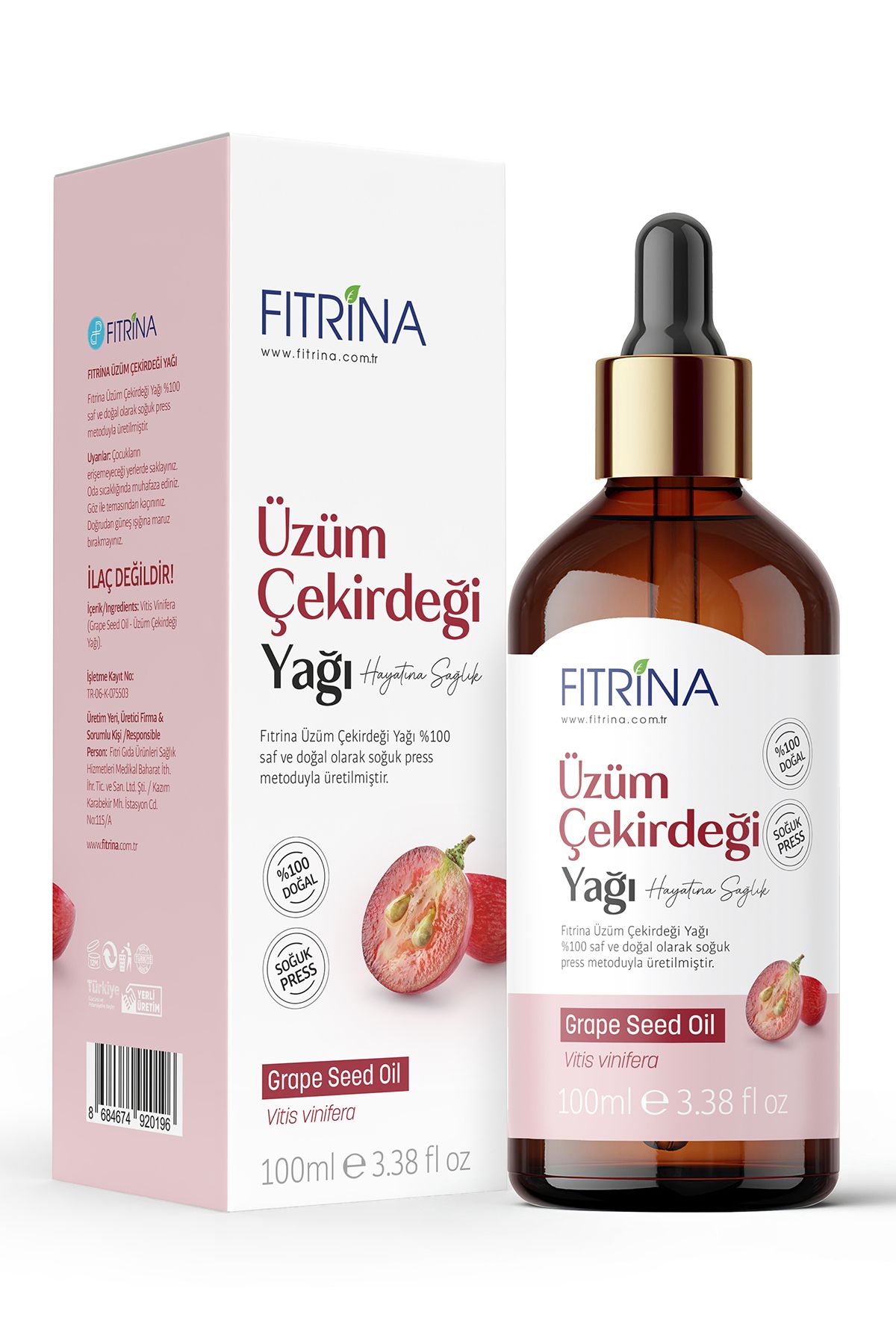 FITRİNA ÜZÜM ÇEKİRDEĞİ YAĞI 100 ML