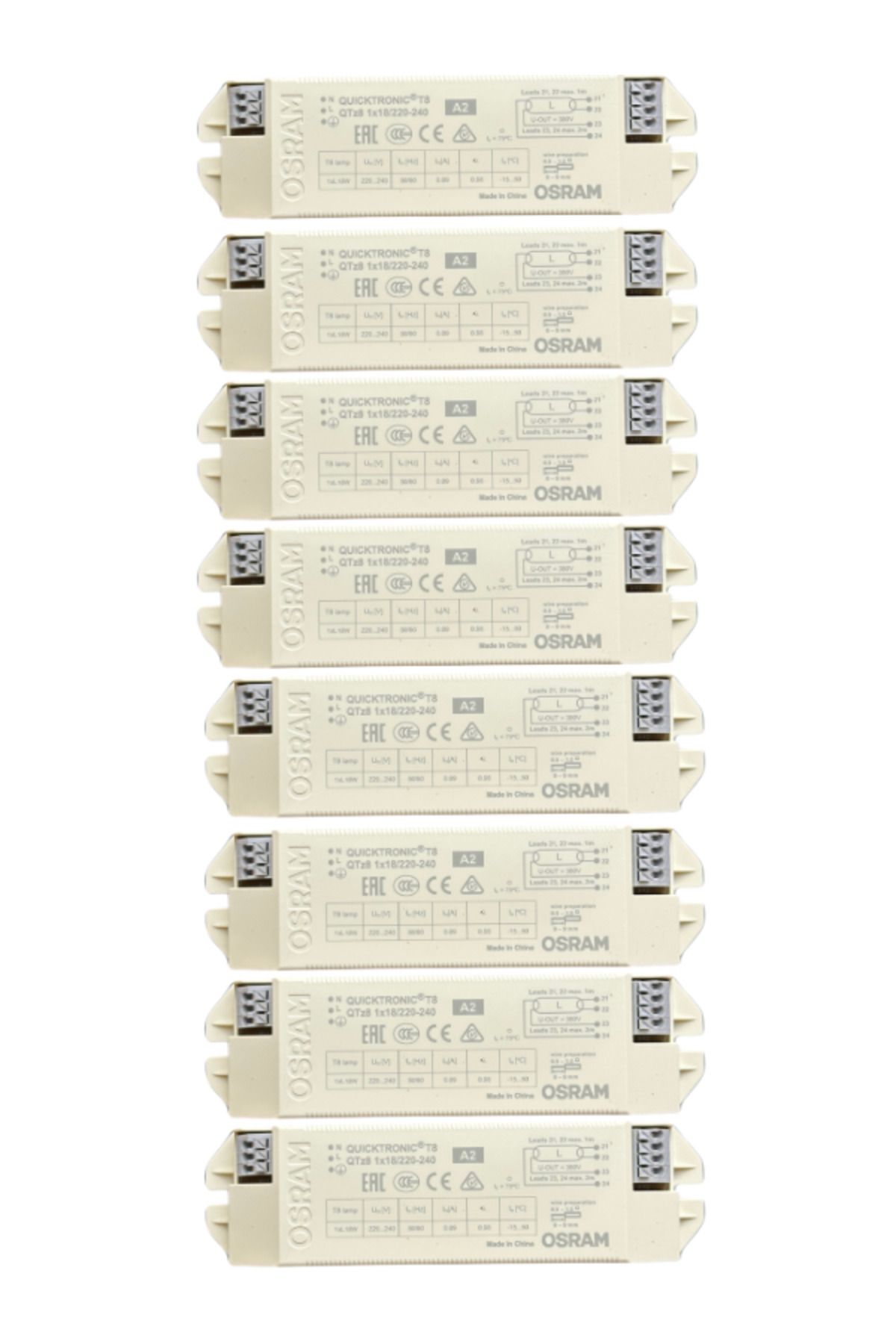 Osram 1x18 Balast Elektronik Balast (8 Adet)