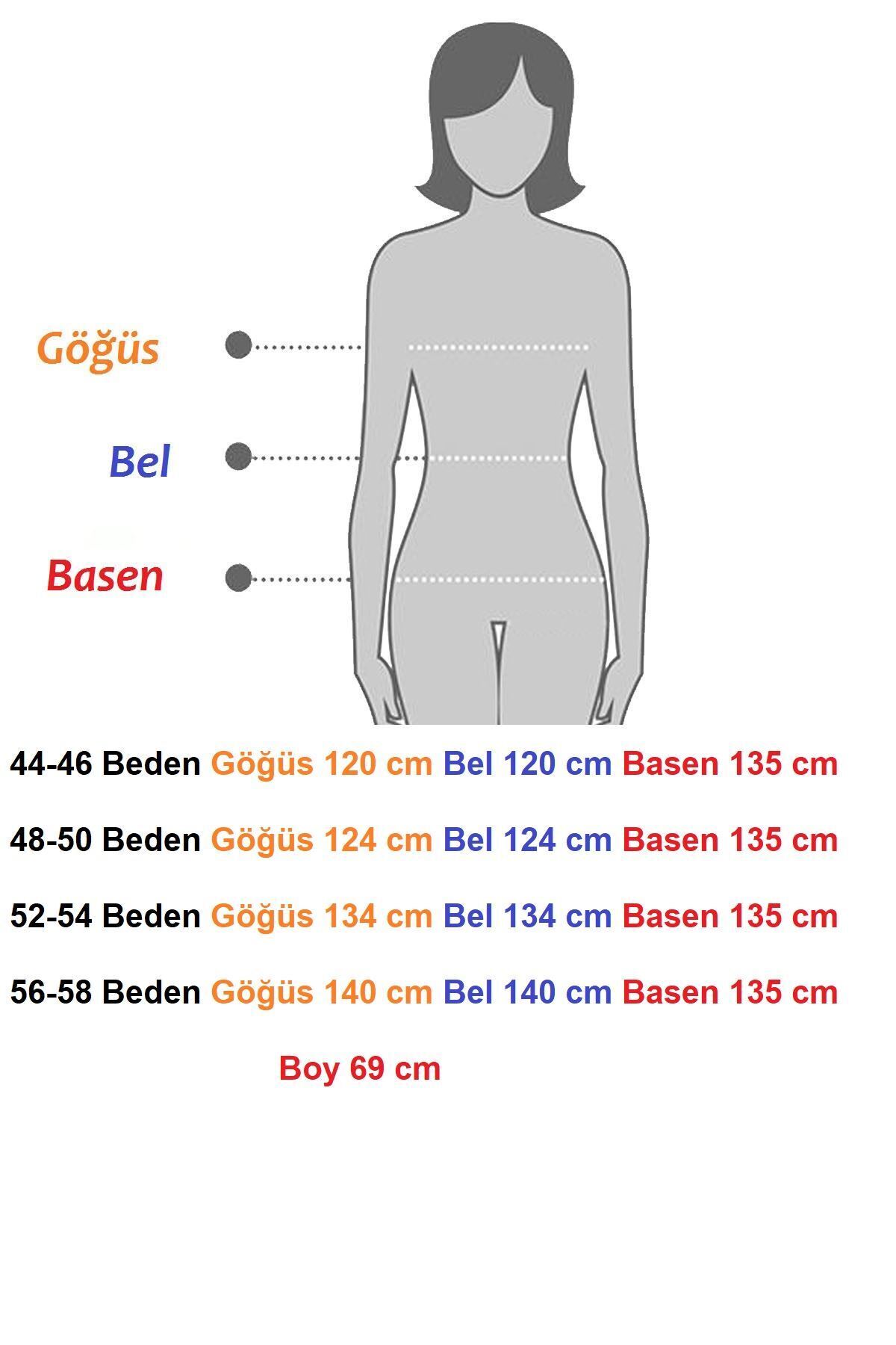 modayız Büyük Beden Sİyah Bluz 30A-2557 görsel 6