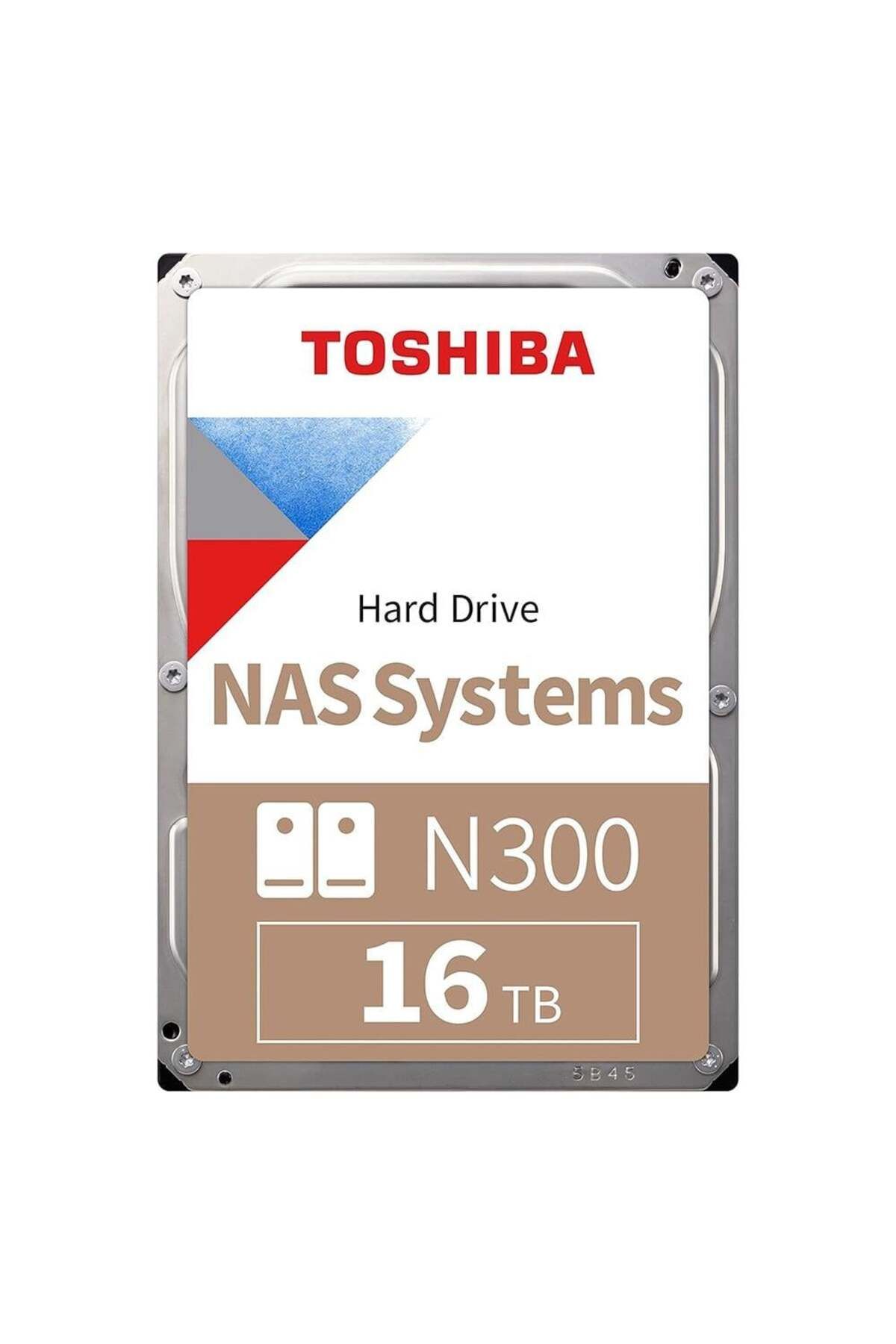 Toshiba N300 16TB 7200RPM 512MB SATA3 6Gbit/sn HDWG51GUZSVA NAS HDD