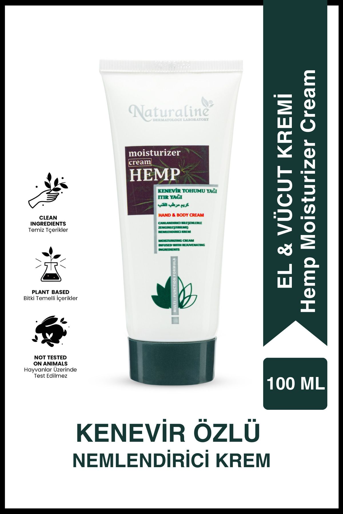 Naturaline Kenevir Nemlendirici Krem 100ml