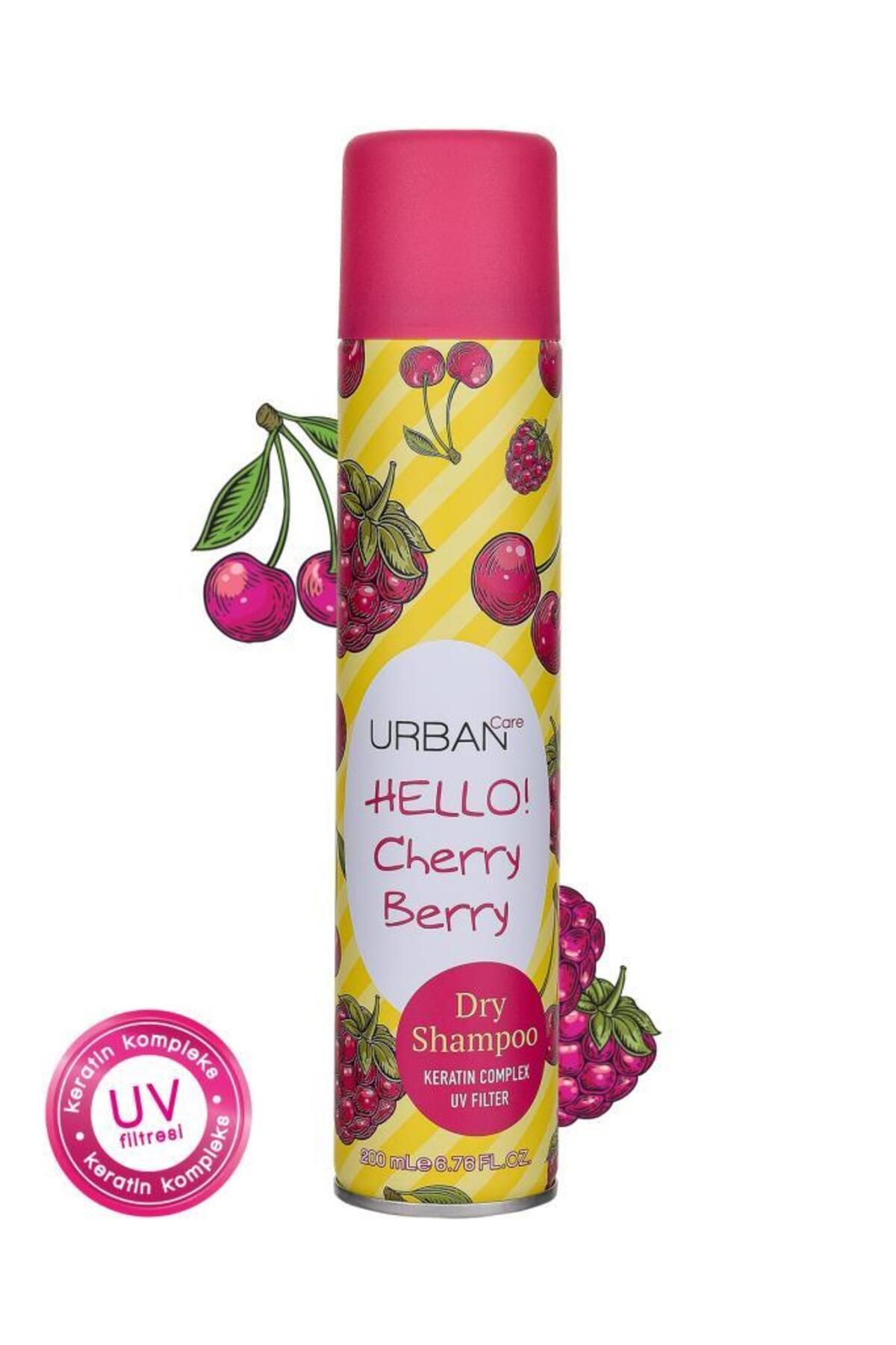 Urban Care-Hello Cherry Berry Volumizing Dry Shampoo - Vegan - Uv Protection - 200 ml 3