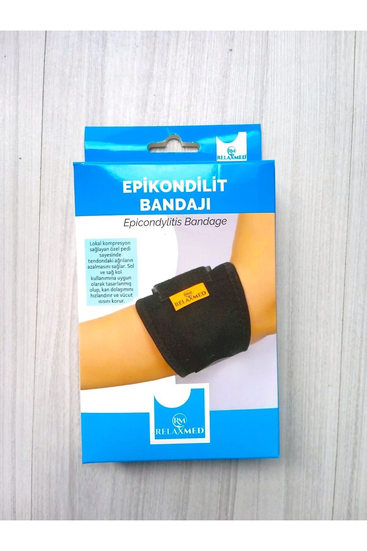 RMRELAXMED Epikondilit Bandajı Silikon Destekli