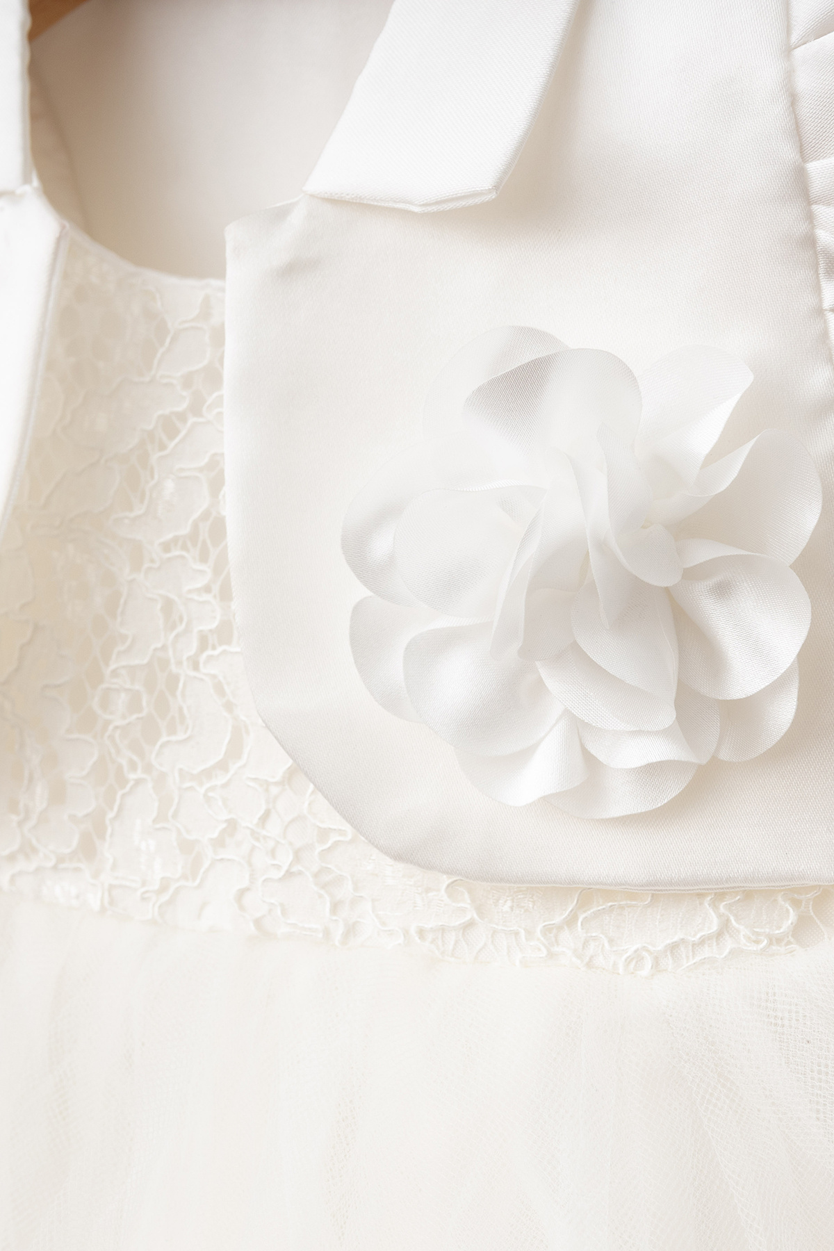 Ponpon Baby Kız bebek çiçekli ceketli 6 parça lüks mevlüt elbisesi yenidoğan elbise bebek hediyelik fotoğrafı 3 (önizleme)