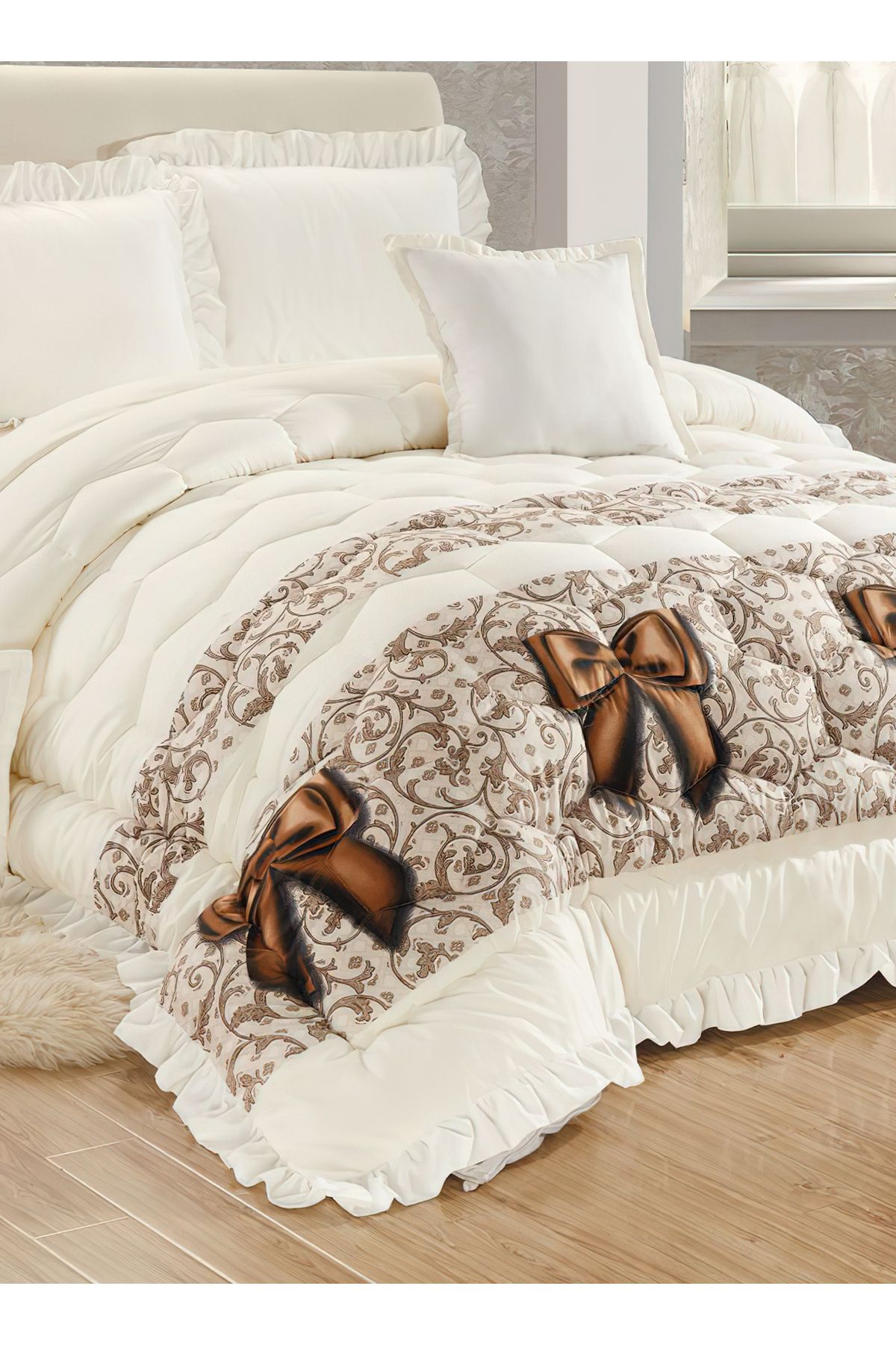 Generic-Comforter Set King Size 6 Pieces Comforter Set Twin Unisex Bedding Set 4