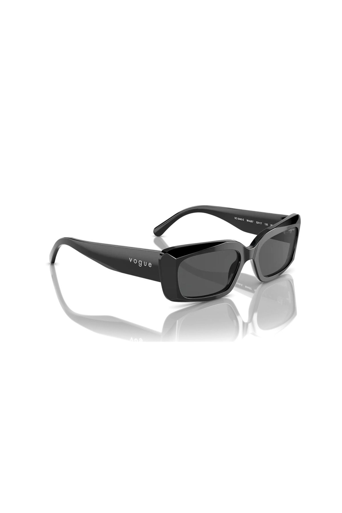 عینک آفتابی مشکی زنانه 5440-s W44/87 52 17 Hailey Bieber Vogue