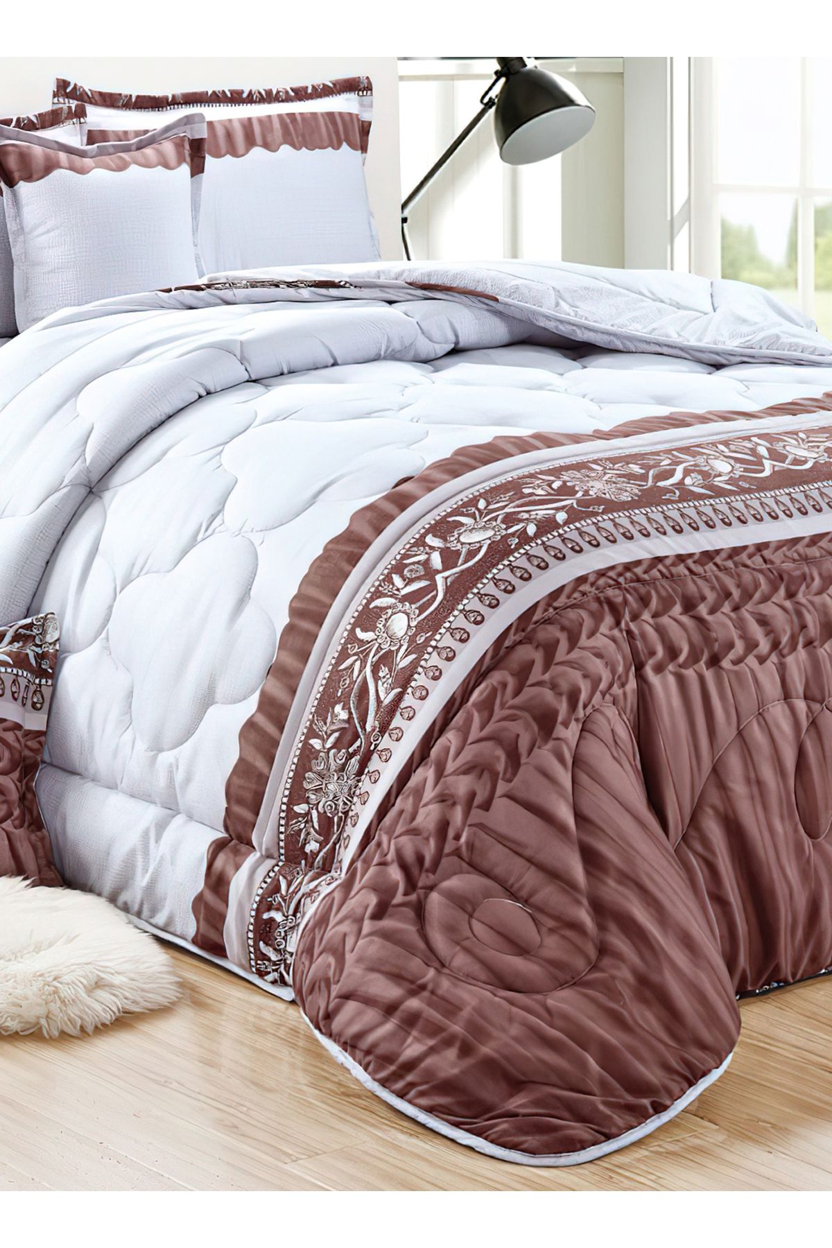 Generic-Comforter Set King Size 6 Pieces Comforter Set Twin Unisex Bedding Set 4