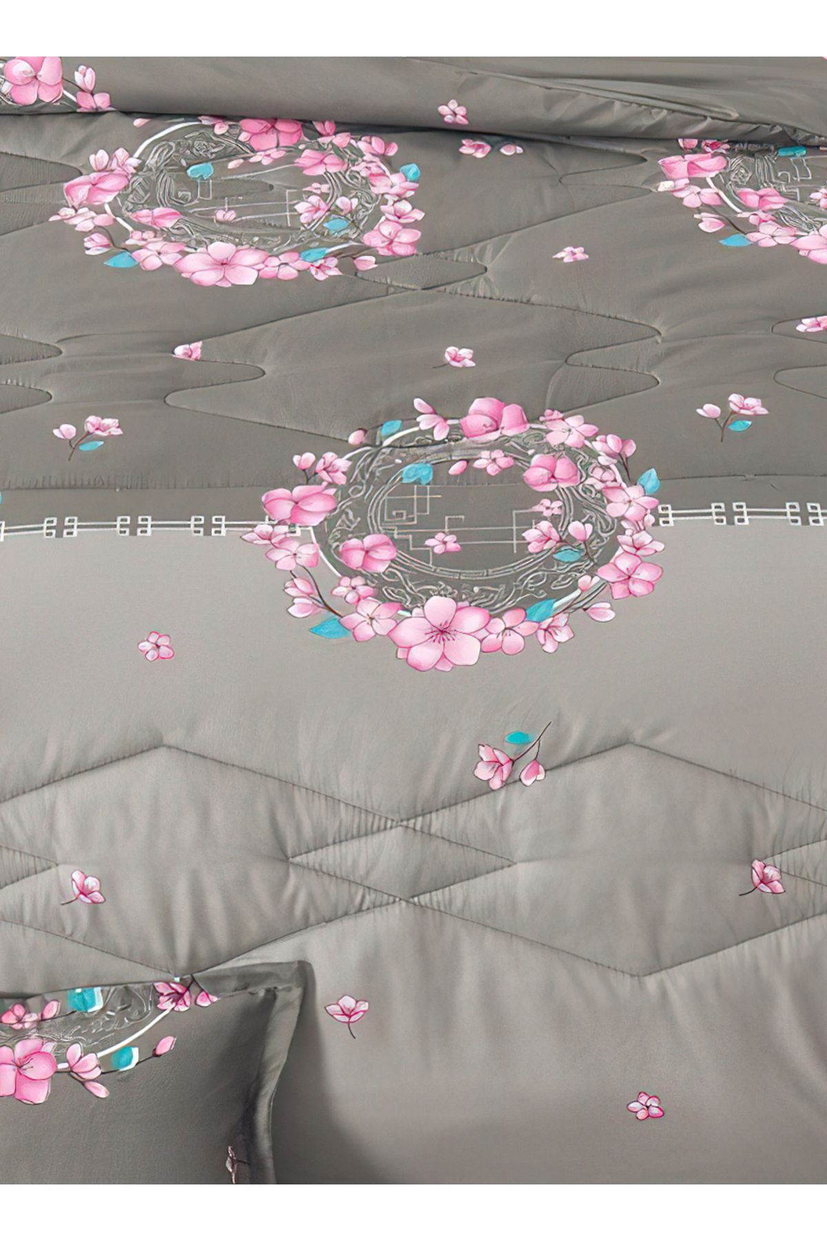 Generic-Comforter Set 4 Piece Single Size Elegant Bedspread Lightweight Comforter Suitable for All Seasons 5