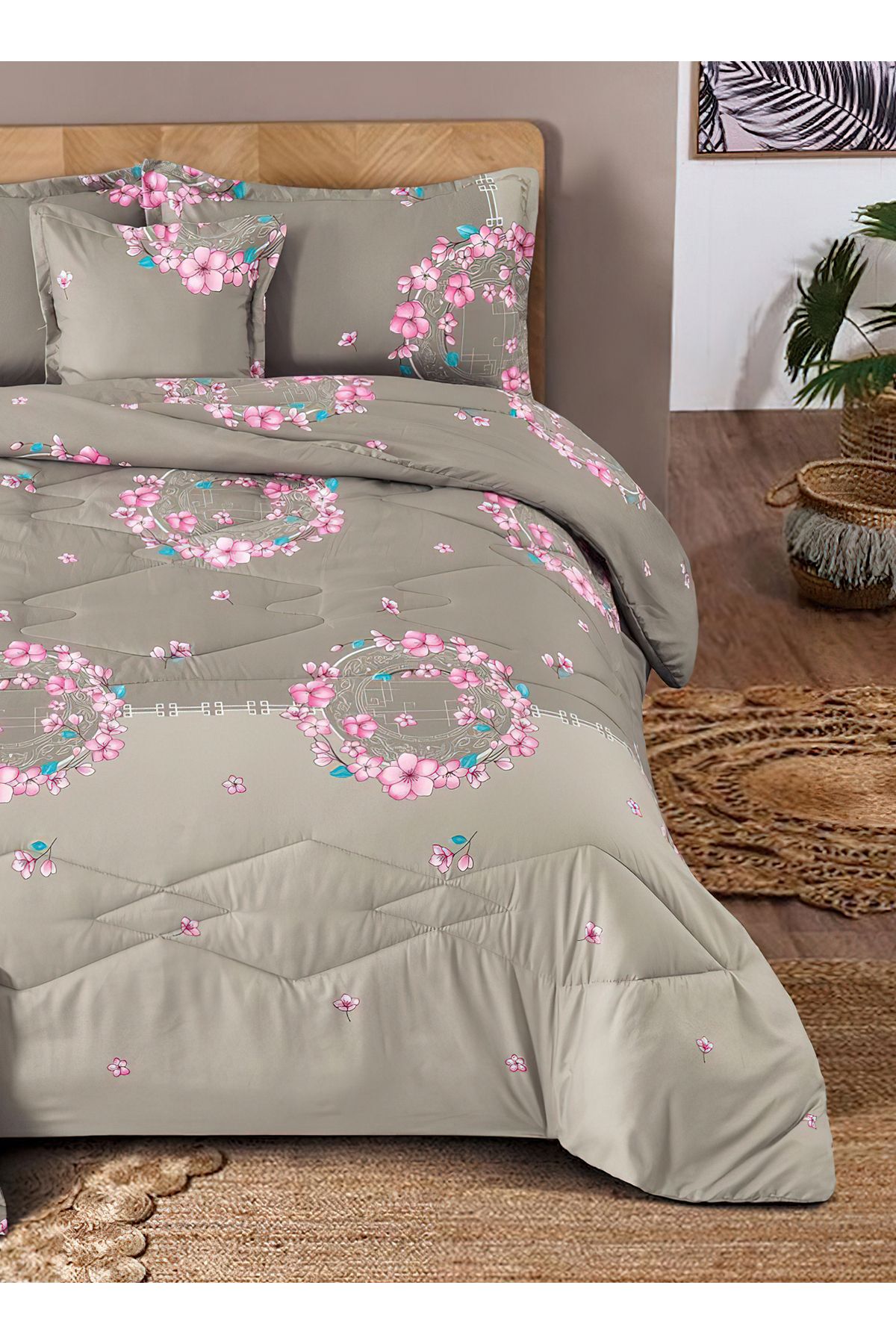Generic-Comforter Set King Size 6 Pieces Comforter Set Twin Unisex Bedding Set 3