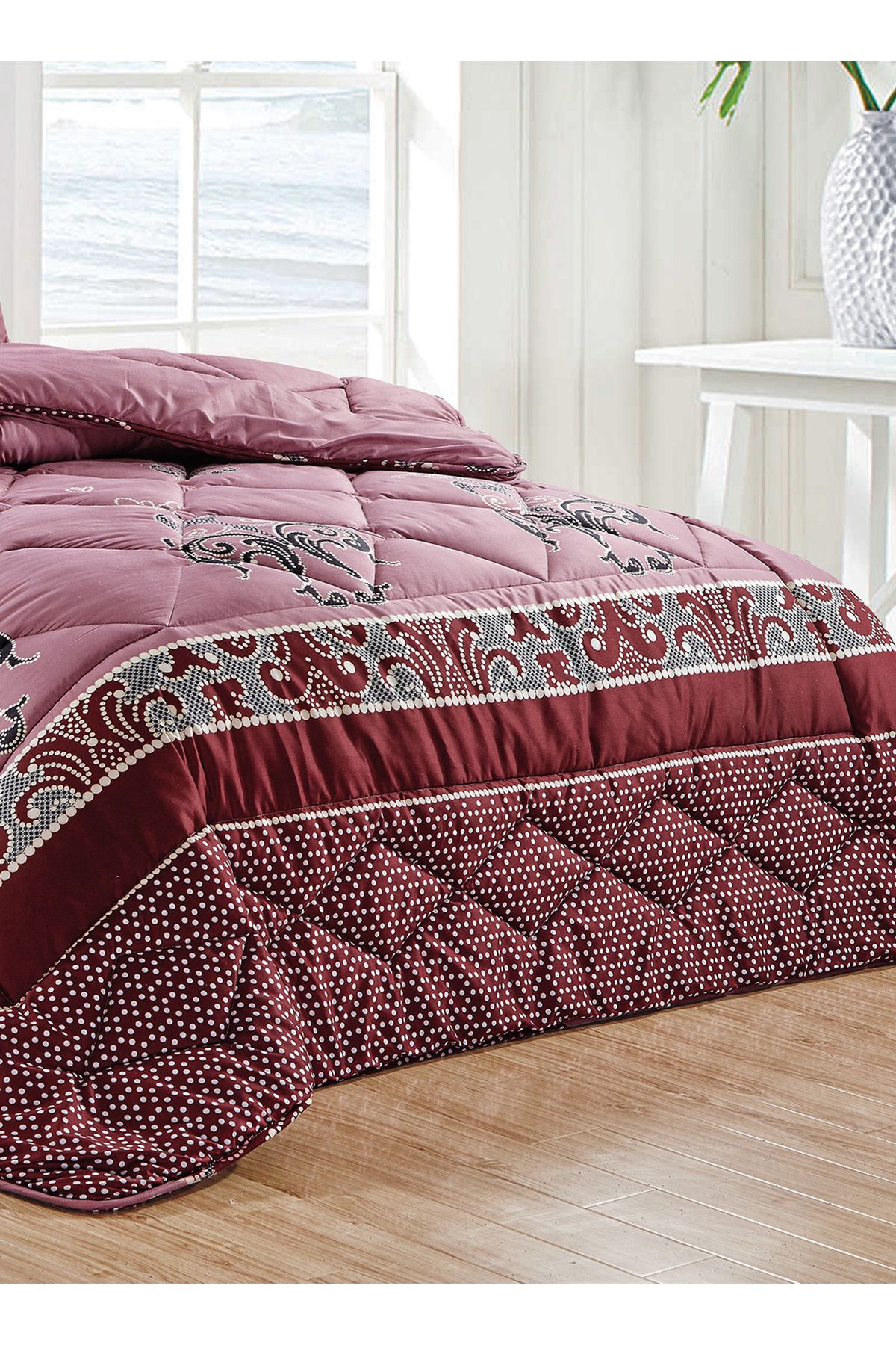 Generic-Comforter Set 4 Piece Single Size Elegant Bedspread Lightweight Comforter Suitable for All Seasons 3