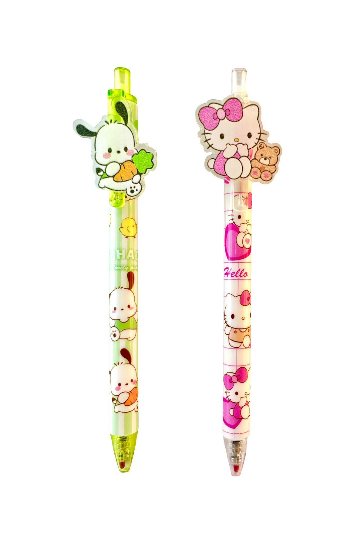 Mikro Hello Kitty Pochacco  2li Jel Tükenmez Kalem Seti