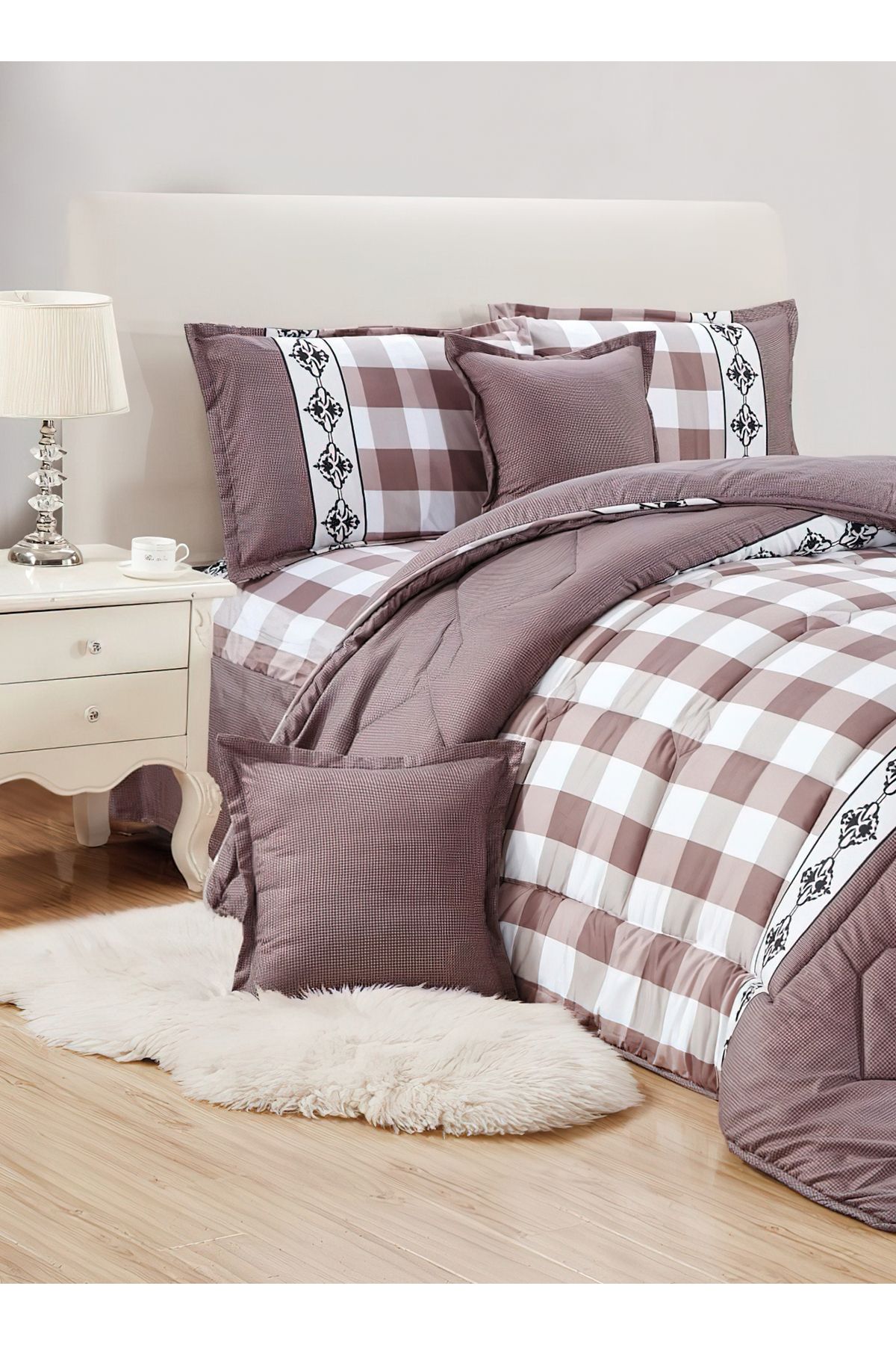 Generic-Comforter Set King Size 6 Pieces Comforter Set Twin Unisex Bedding Set 2