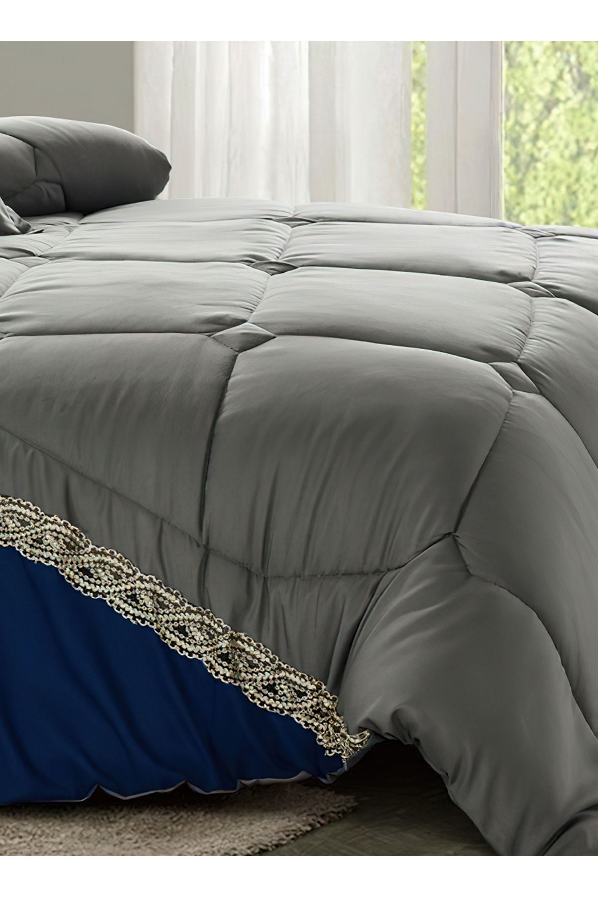 Generic-Comforter Set King Size 6 Pieces Comforter Set Twin Unisex Bedding Set 3
