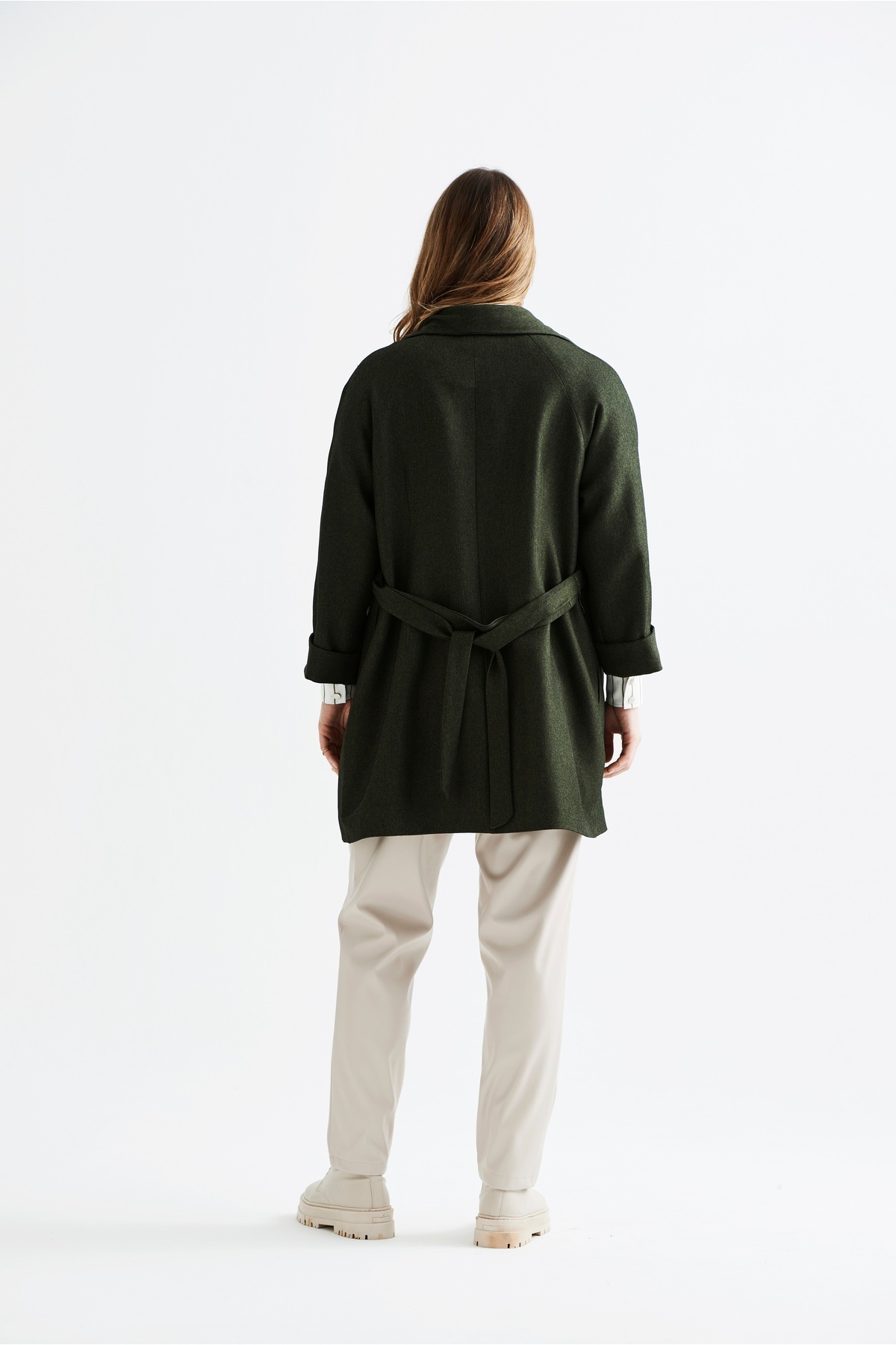 EVEN plus size-Green Polyviscose Plus Size Women's Jacket 6