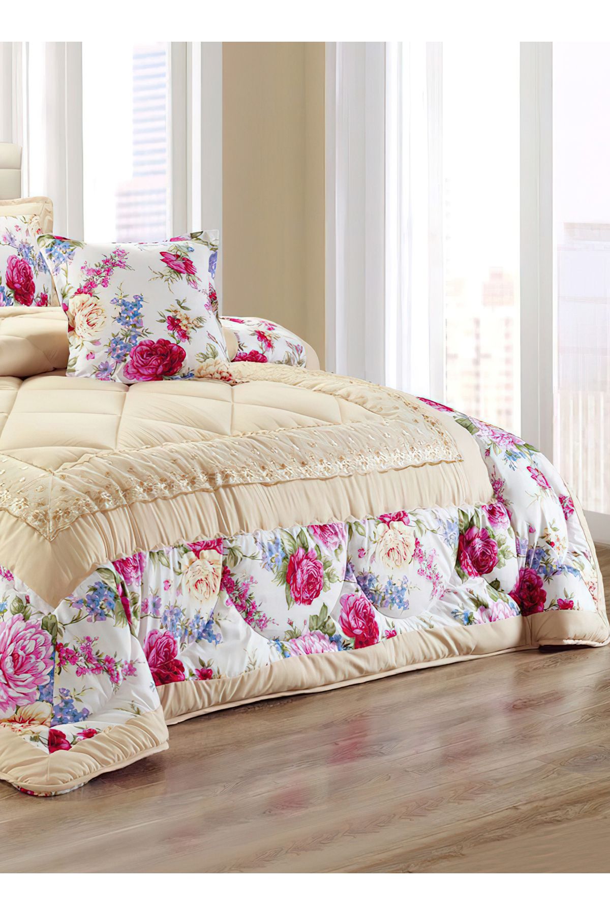 Generic-Comforter Set King Size 6 Pieces Comforter Set Twin Unisex Bedding Set 3