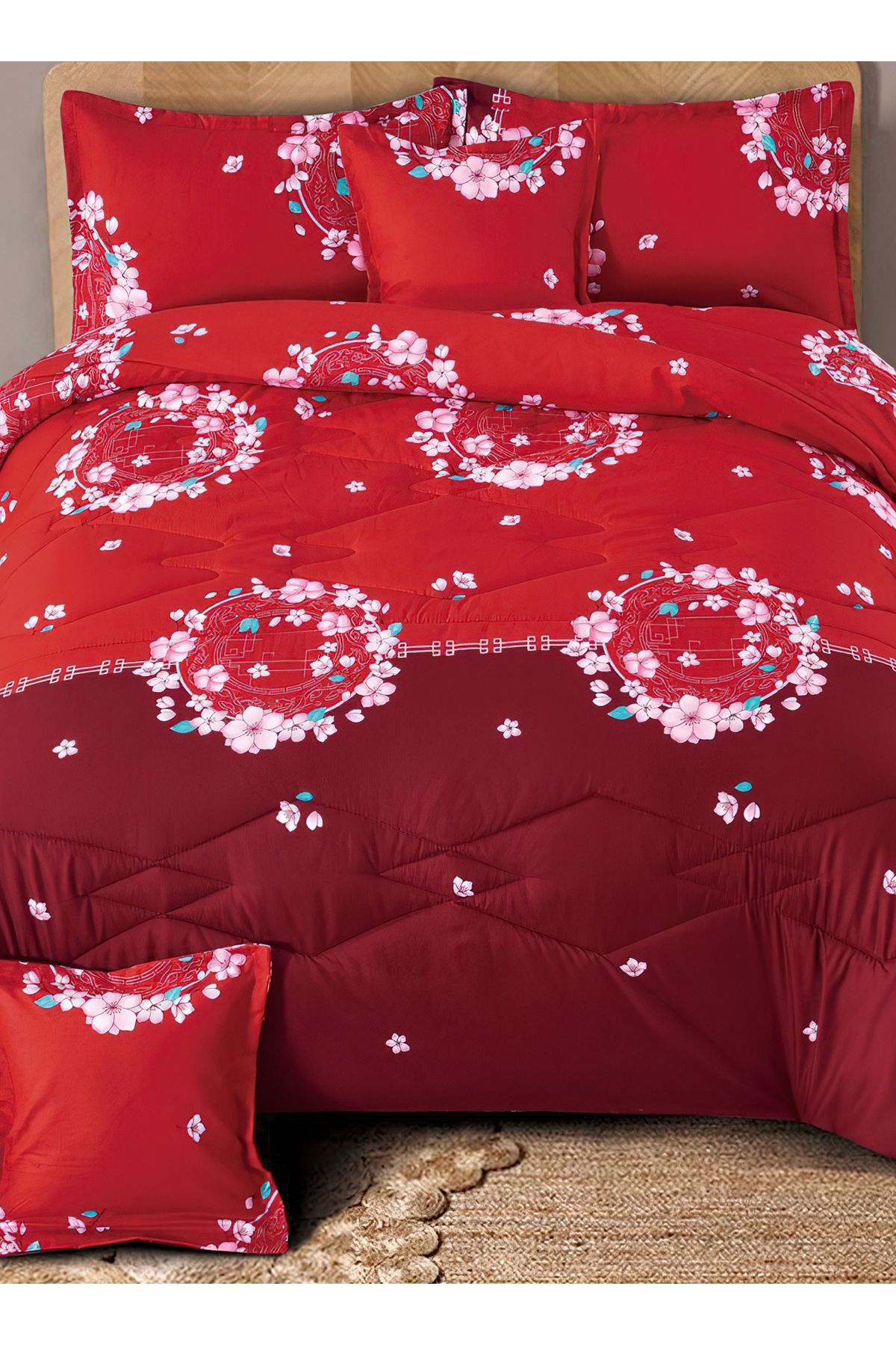 Generic-Comforter Set King Size 6 Pieces Comforter Set Twin Unisex Bedding Set 4