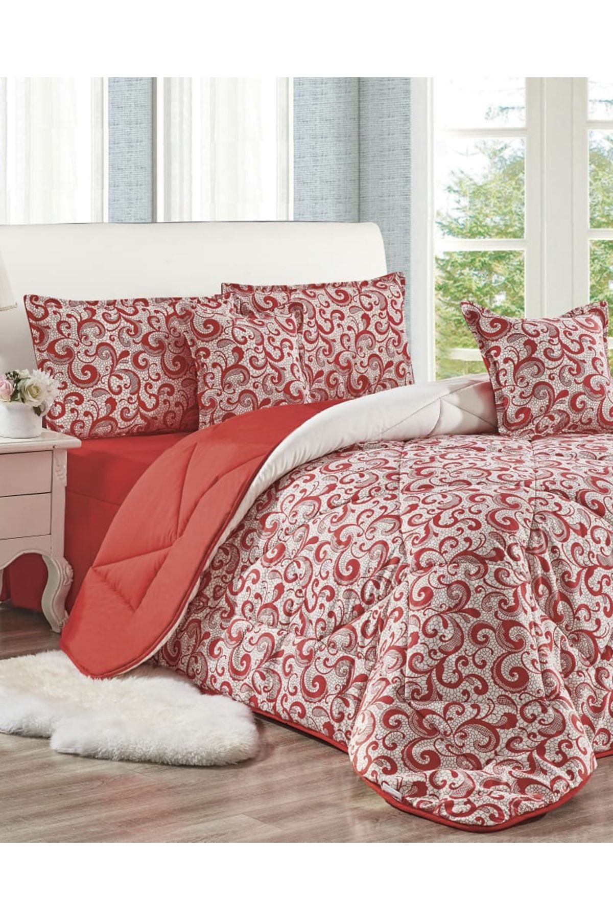 Generic-Comforter Set King Size 6 Pieces Comforter Set Twin Unisex Bedding Set 5