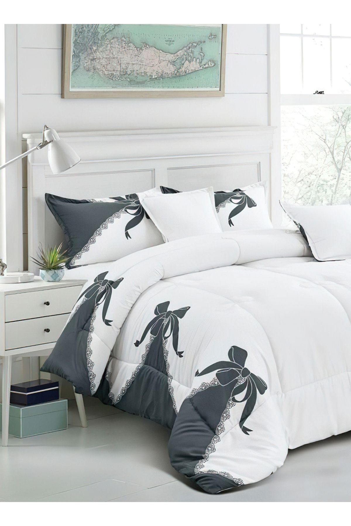 Generic-Comforter Set King Size 6 Pieces Comforter Set Twin Unisex Bedding Set 2