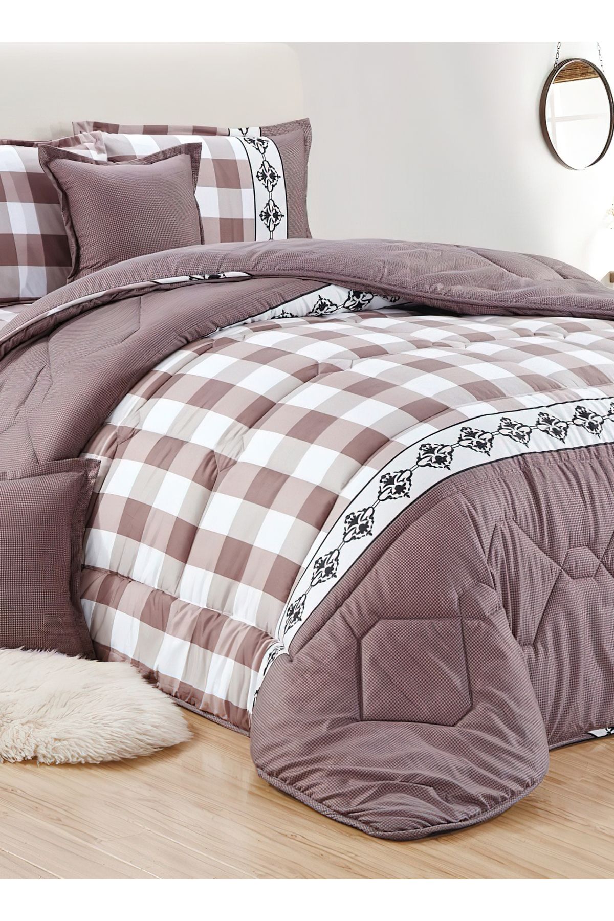 Generic-Comforter Set King Size 6 Pieces Comforter Set Twin Unisex Bedding Set 4
