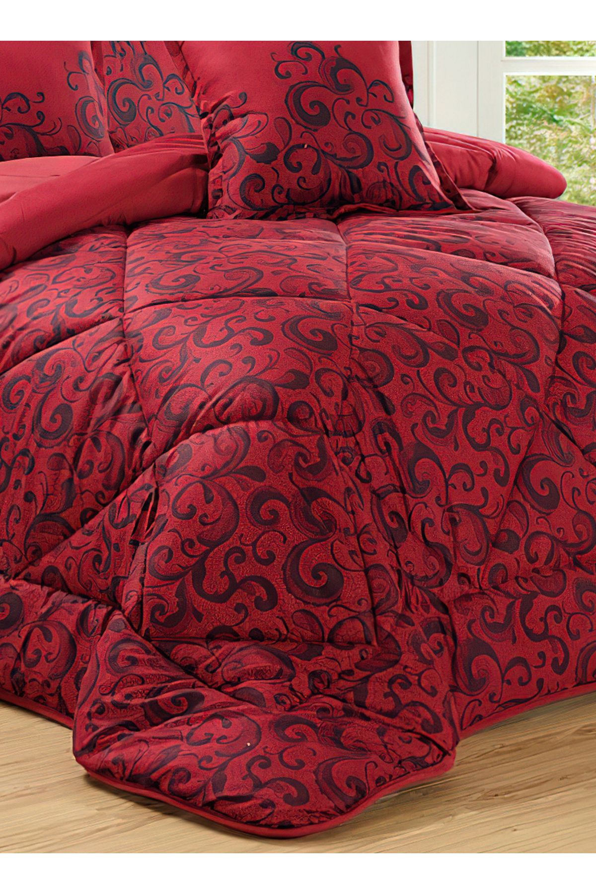 Generic-Comforter Set 4 Piece Single Size Elegant Bedspread Lightweight Comforter Suitable for All Seasons 2