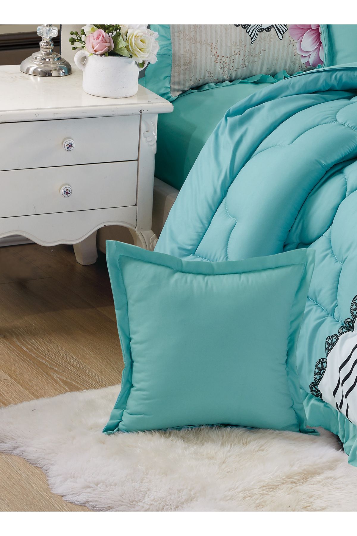 Generic-Comforter Set King Size 6 Pieces Comforter Set Twin Unisex Bedding Set 3