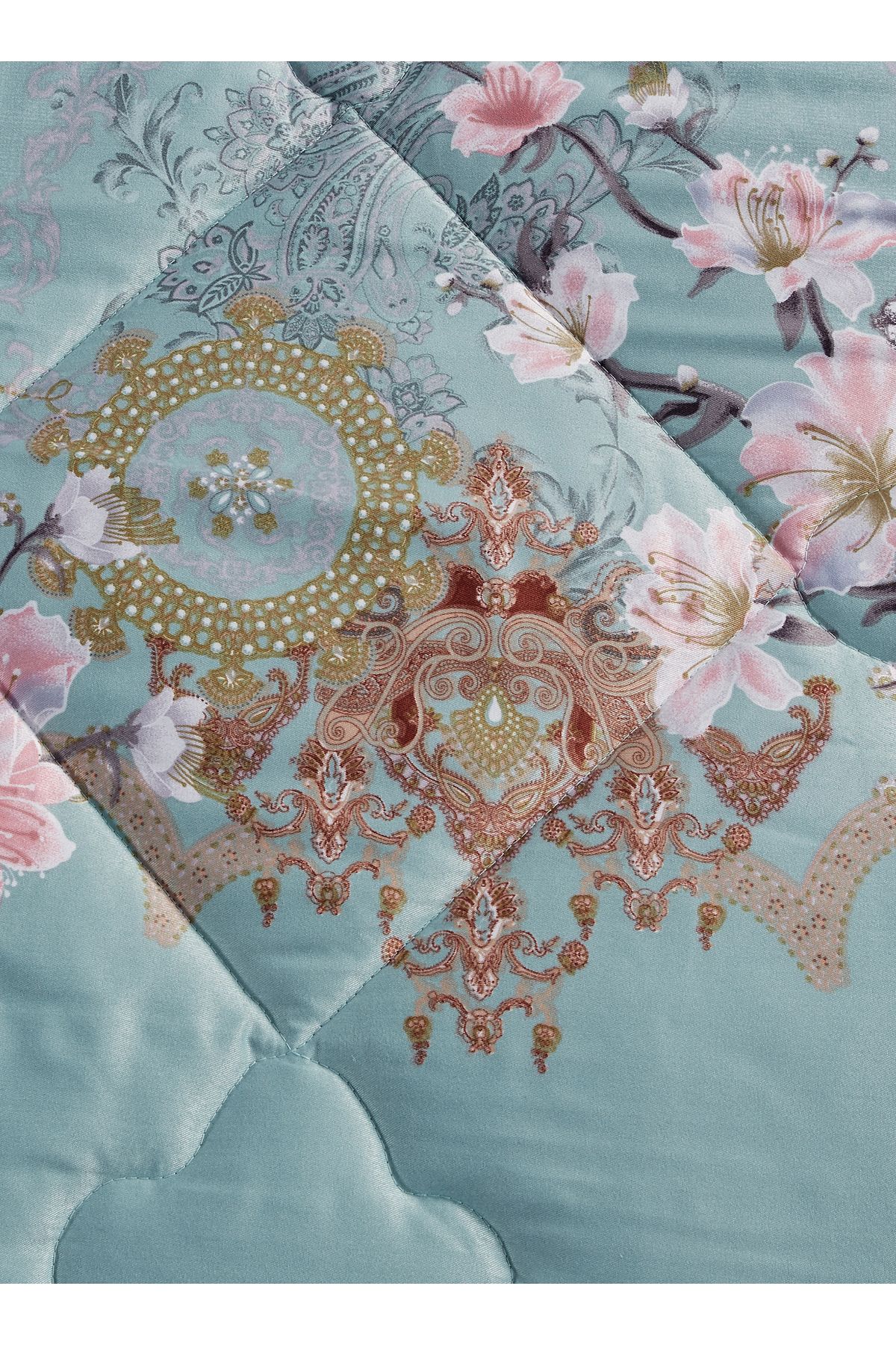 Generic-Comforter Set 4 Piece Single Size Elegant Bedspread Lightweight Comforter Suitable for All Seasons 3