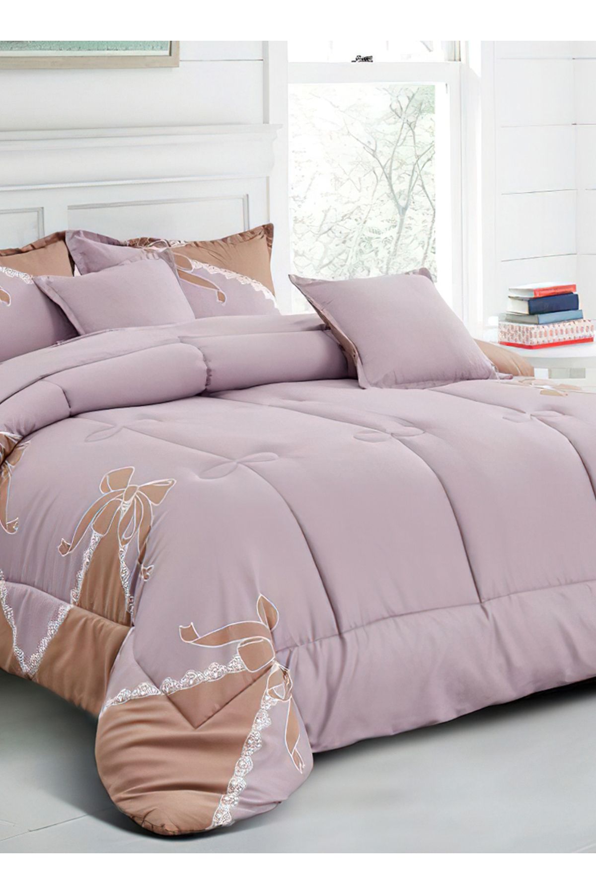 Generic-Comforter Set King Size 6 Pieces Comforter Set Twin Unisex Bedding Set 4