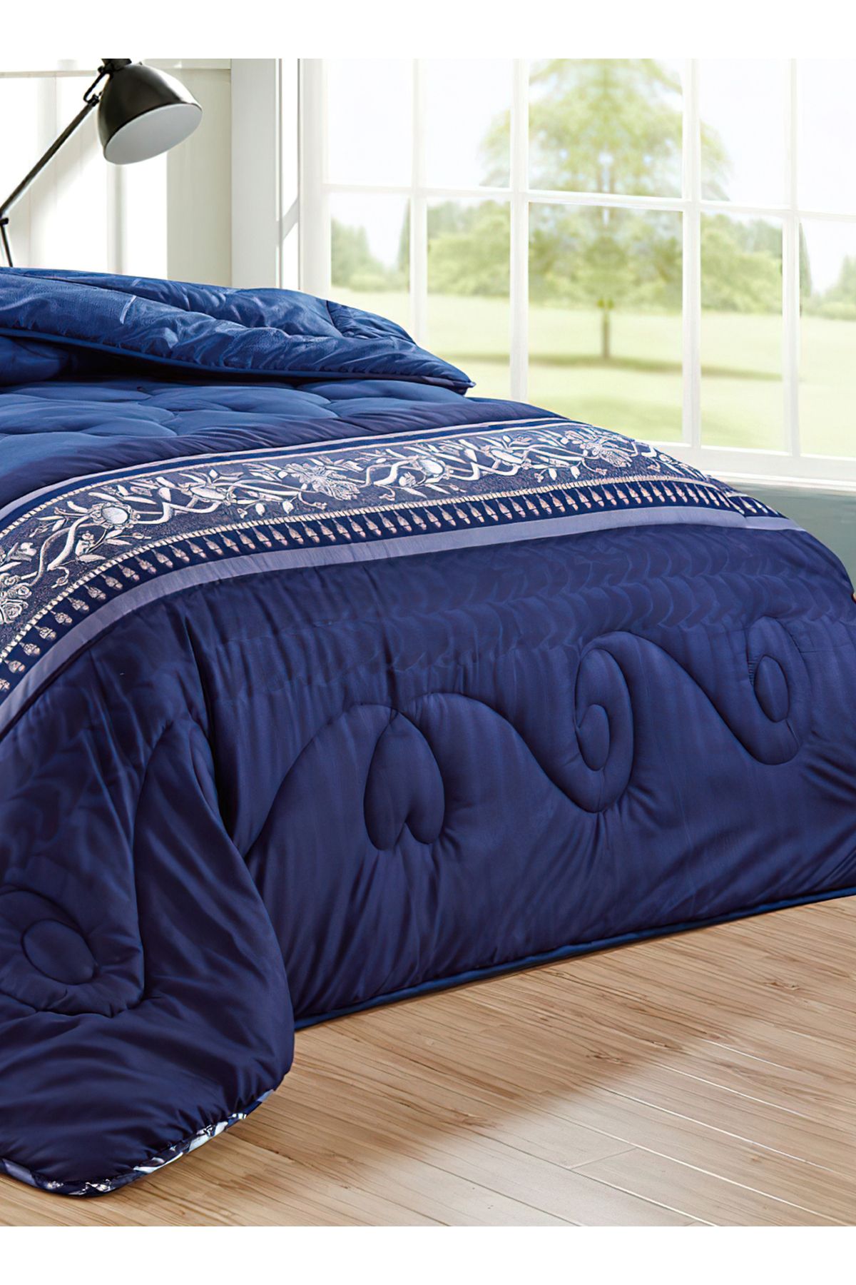 Generic-Comforter Set 4 Piece Single Size Elegant Bedspread Lightweight Comforter Suitable for All Seasons 3